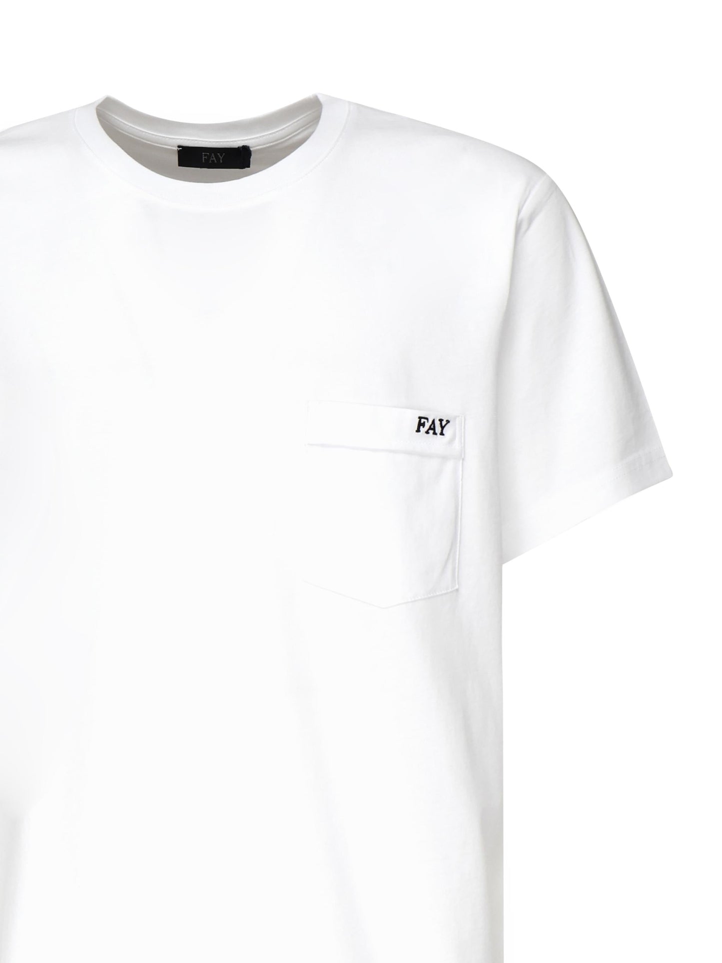 T-shirt con logo ricamato