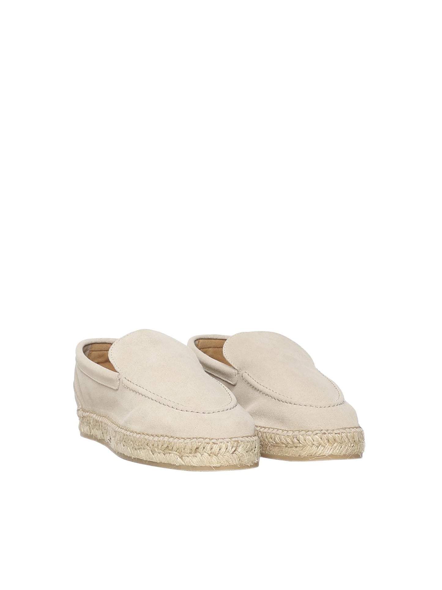 Espadrillas in pelle scamosciata
