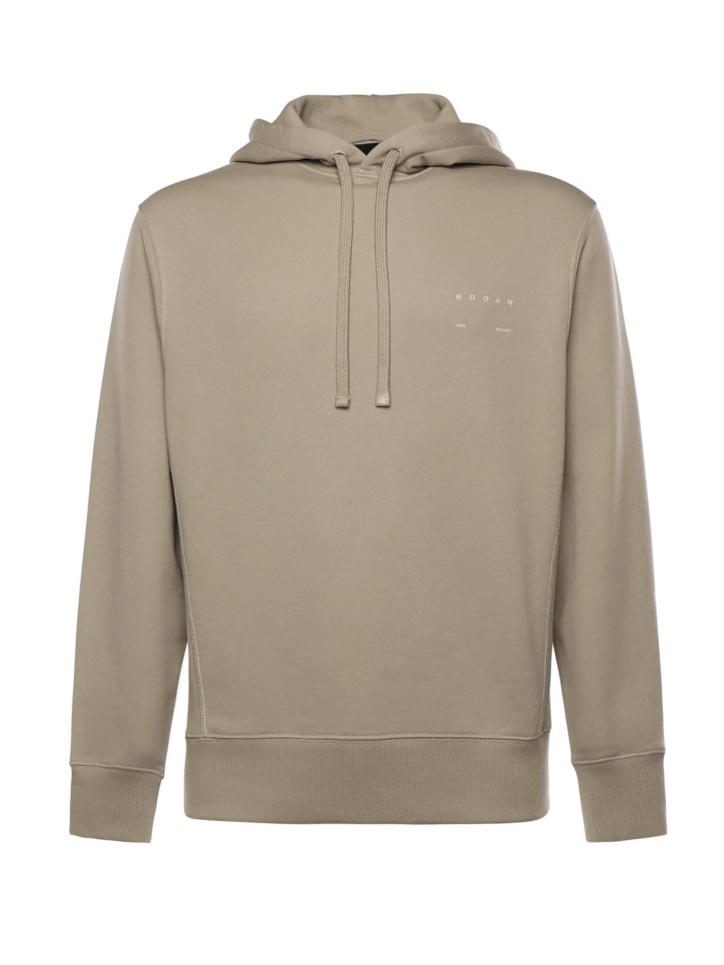 Felpa in cotone con logo