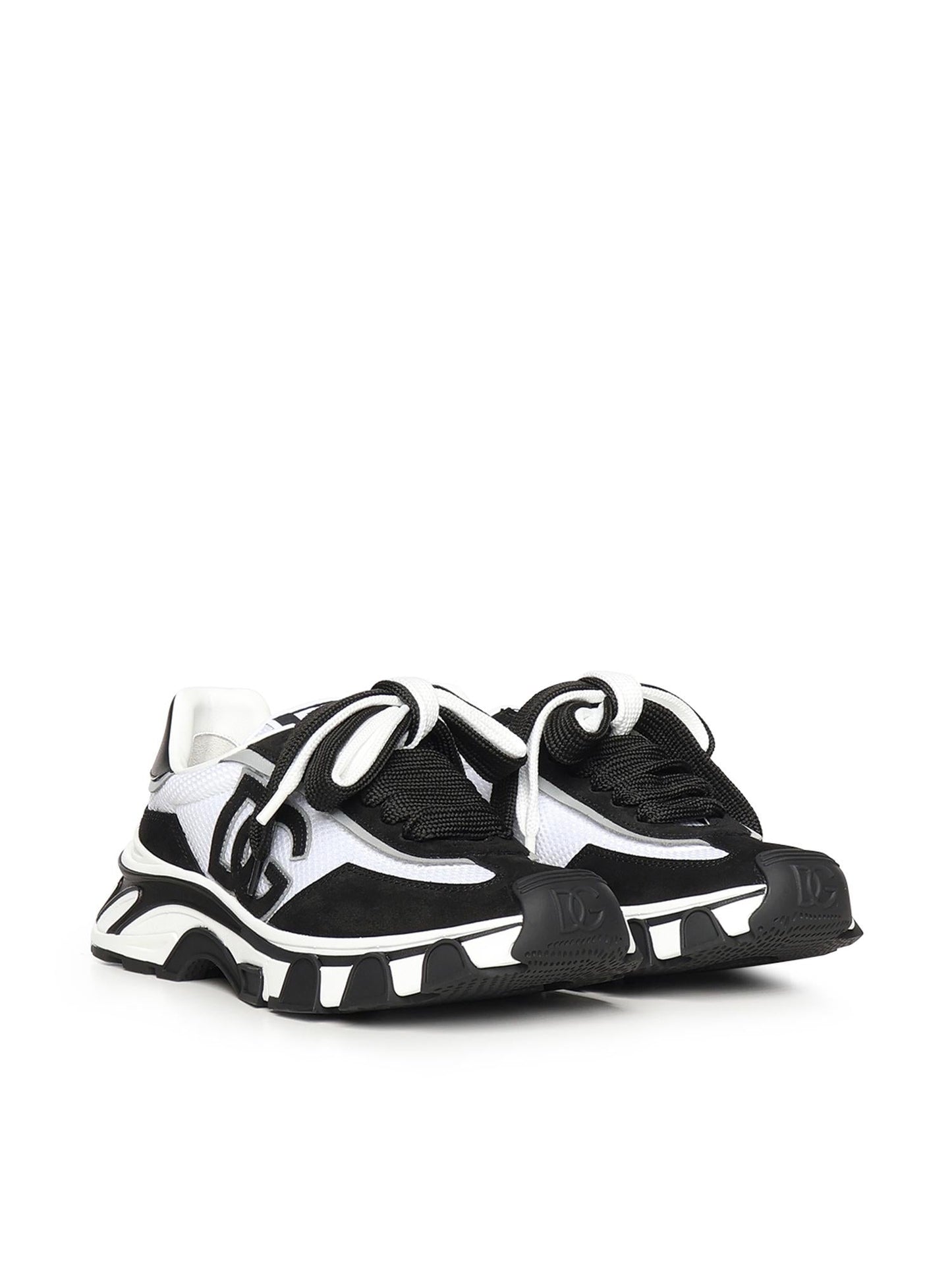 Sneaker DG Country Road in pelle e tessuto