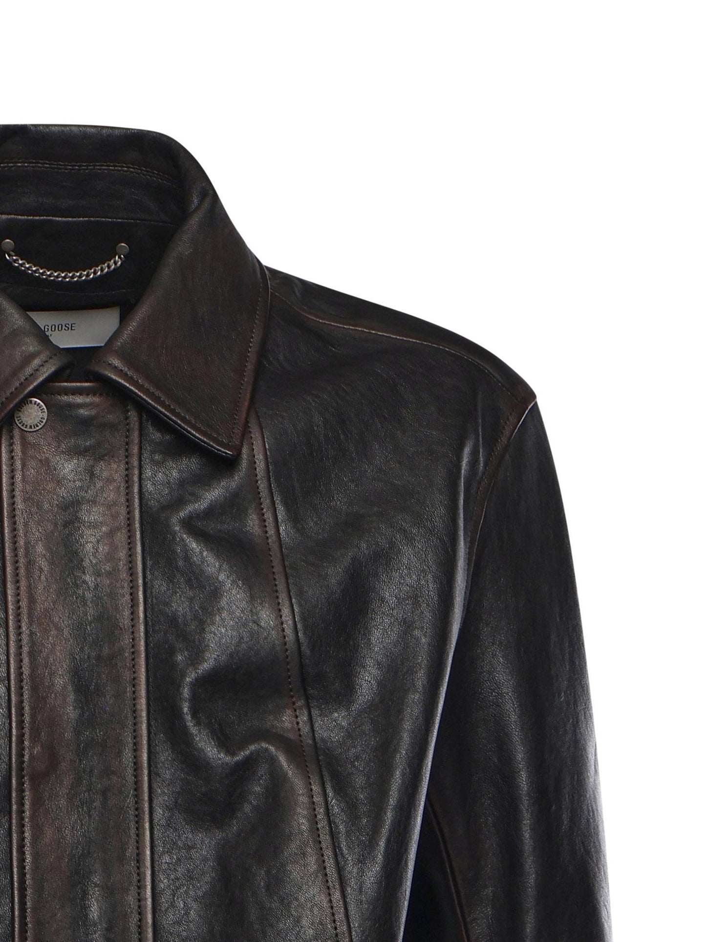 Giacca bomber in nappa