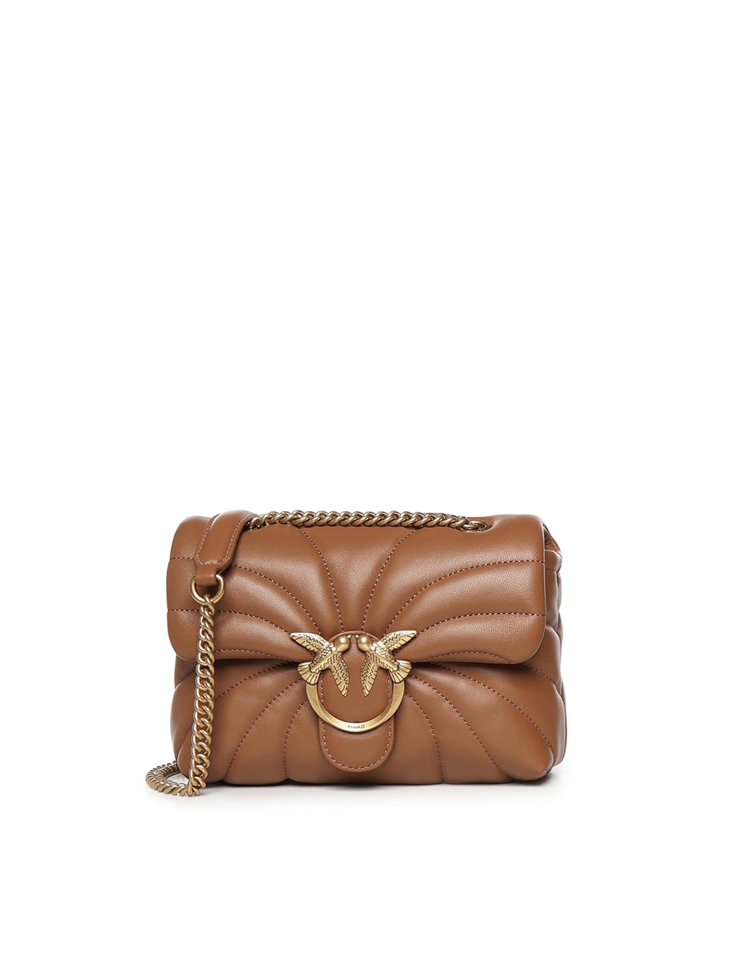 Mini bag Love Bag Puff Butterfly a tracolla in nappa