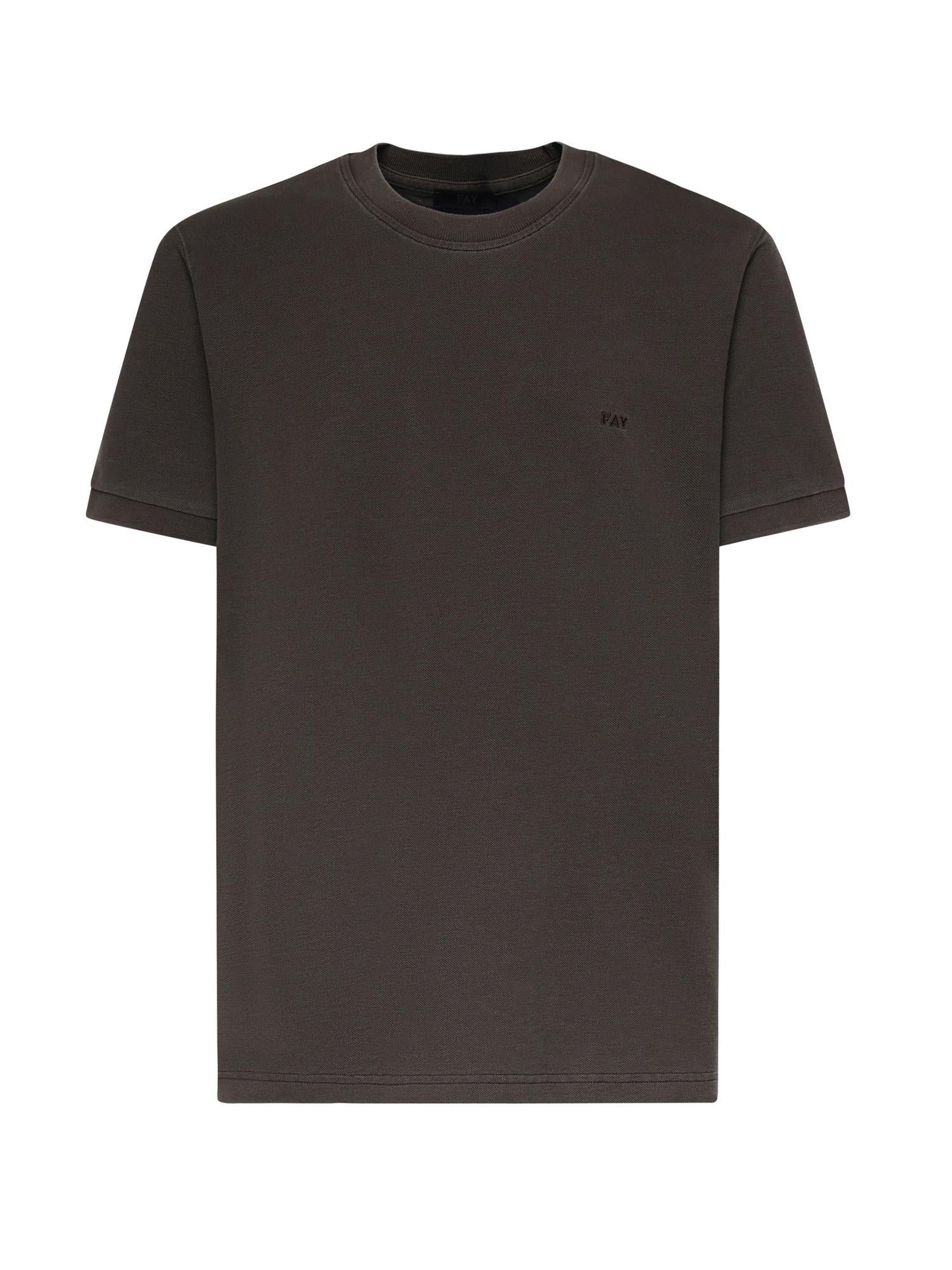 T-shirt in piquet di cotone
