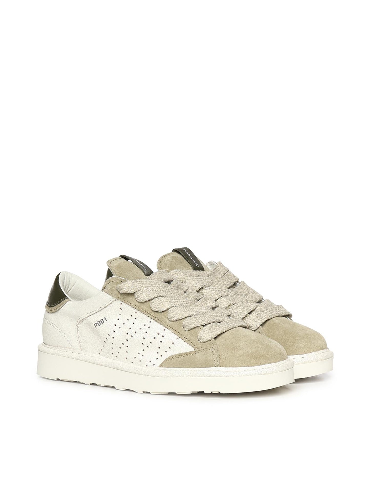 Sneaker P001 in camoscio