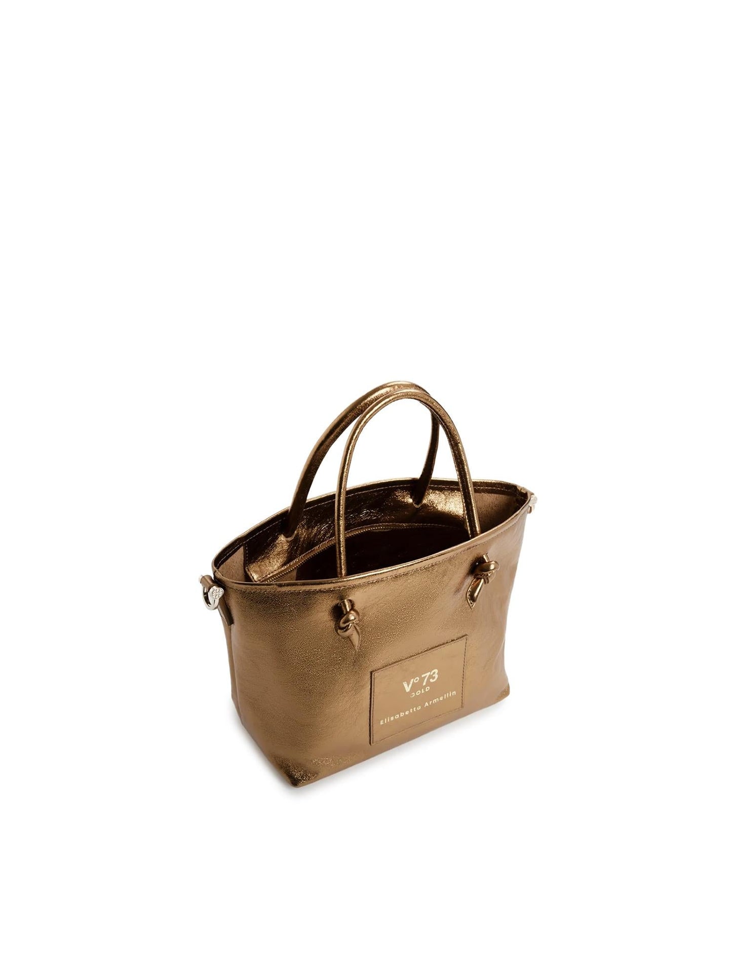 Mini bag in pelle con logo