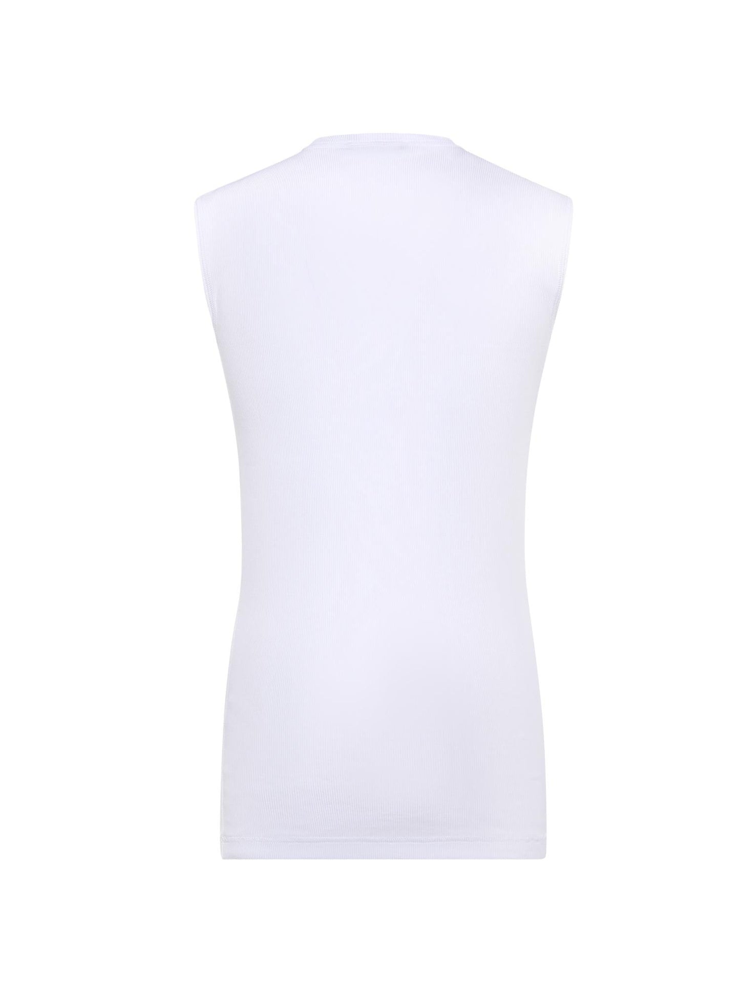 T-shirt Serafino in cotone con logo