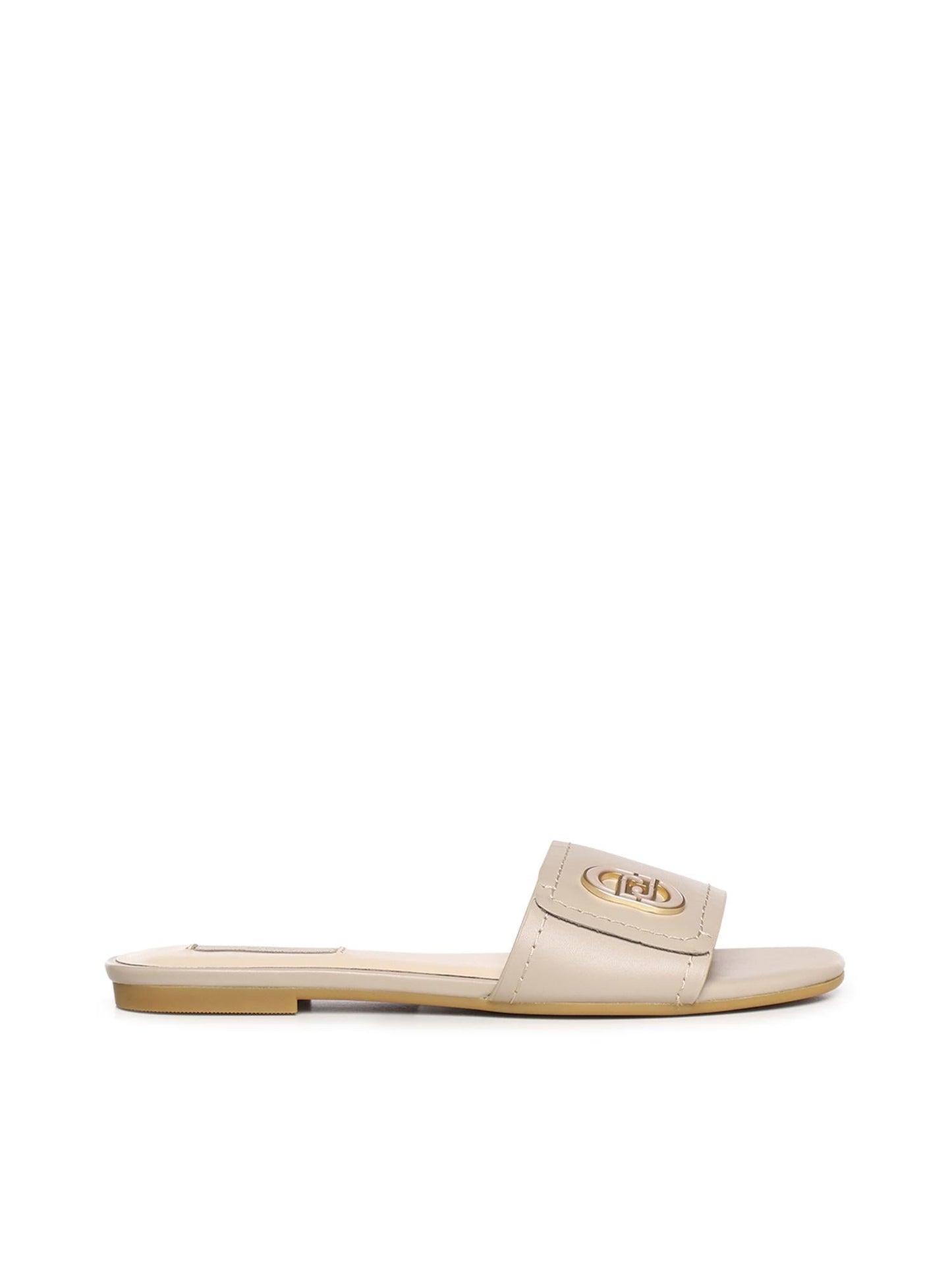 Sandali flat in pelle
