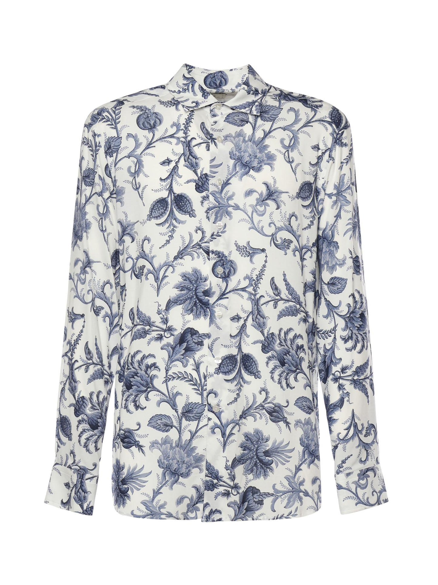 Camicia in viscosa con stampa