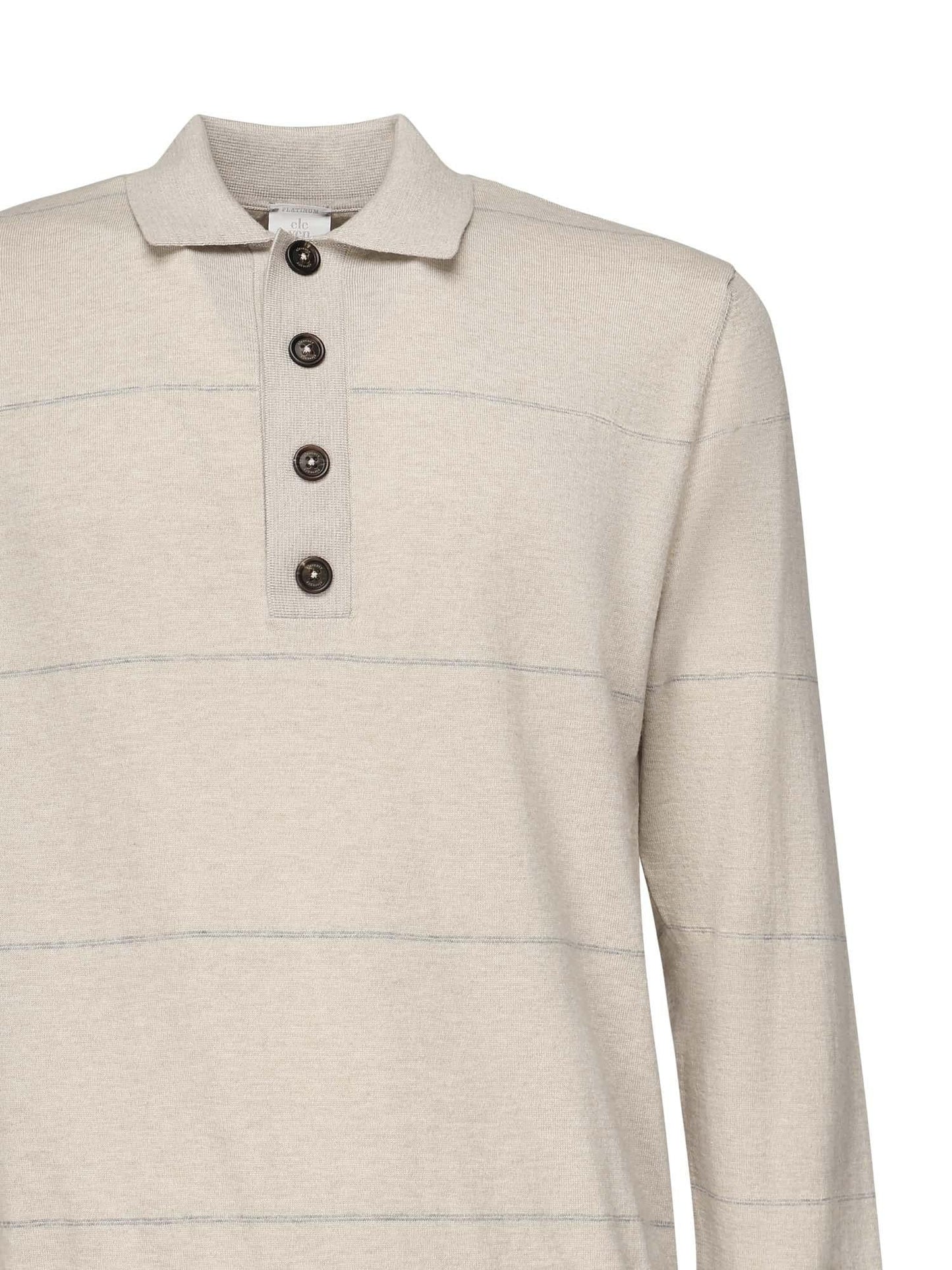 Polo maniche lunghe a righe