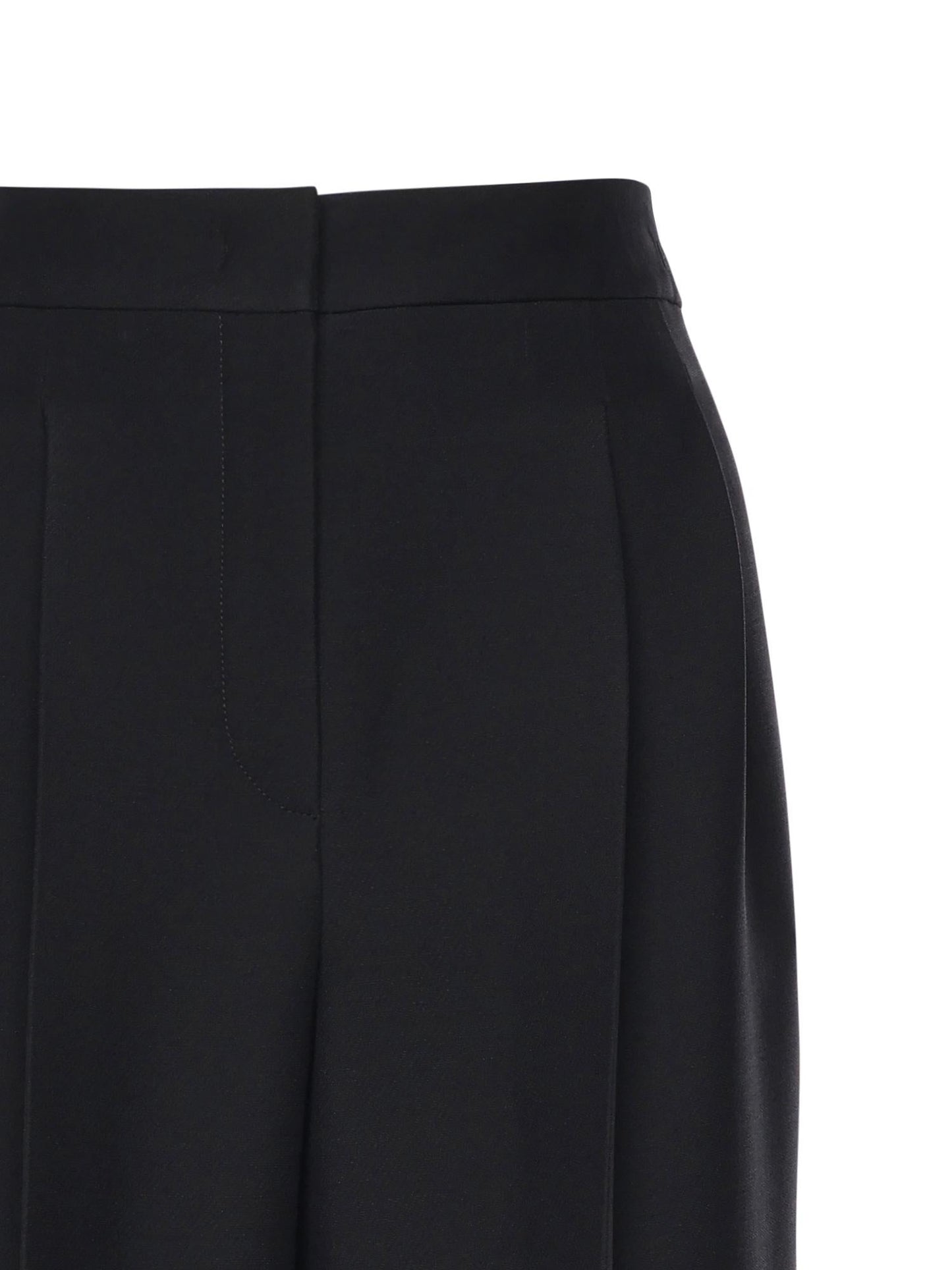 Pantaloni in lana e seta