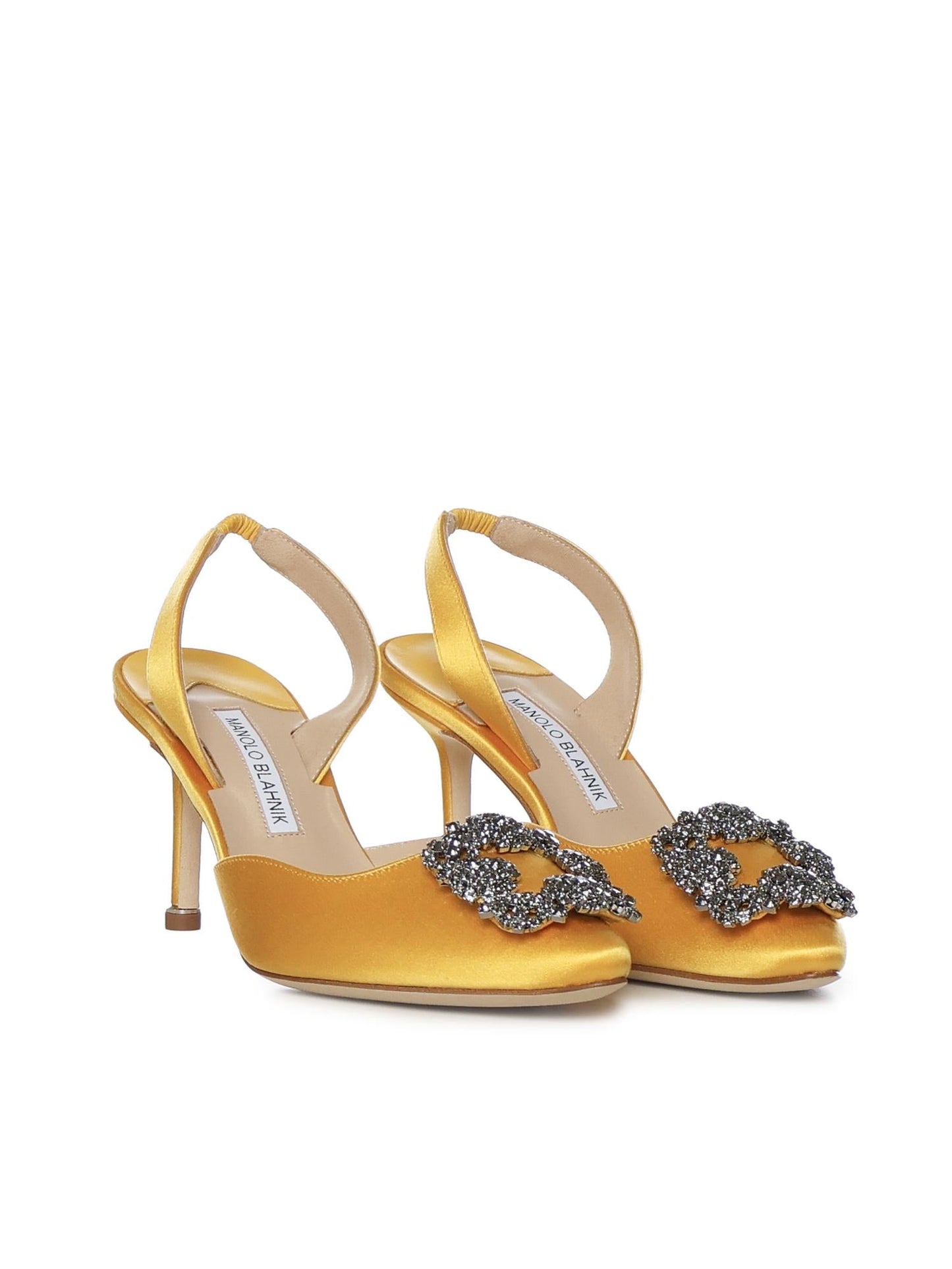 Décolleté slingback Hangisi in raso