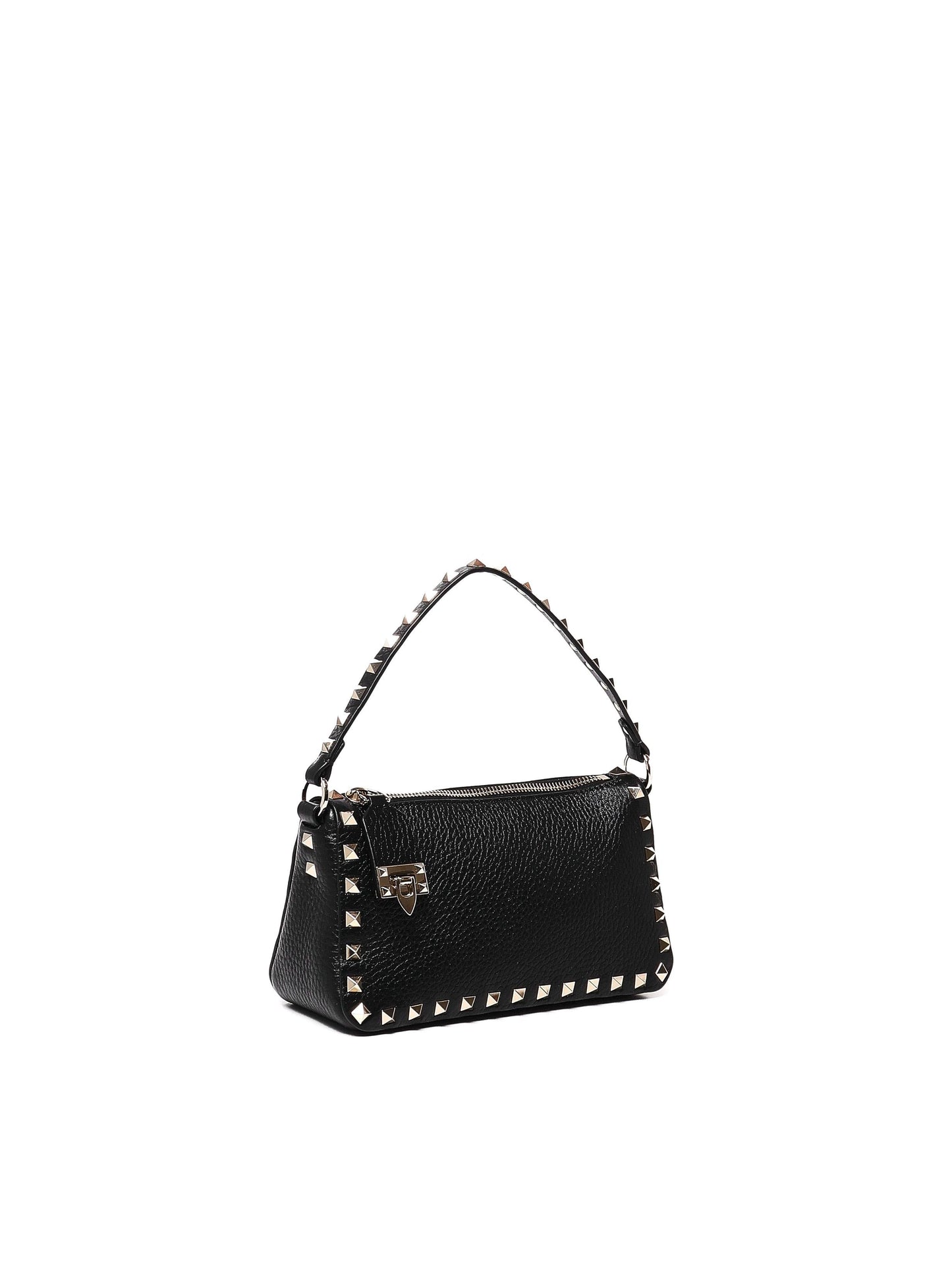 Borsa piccola a tracolla Rockstud in vitello