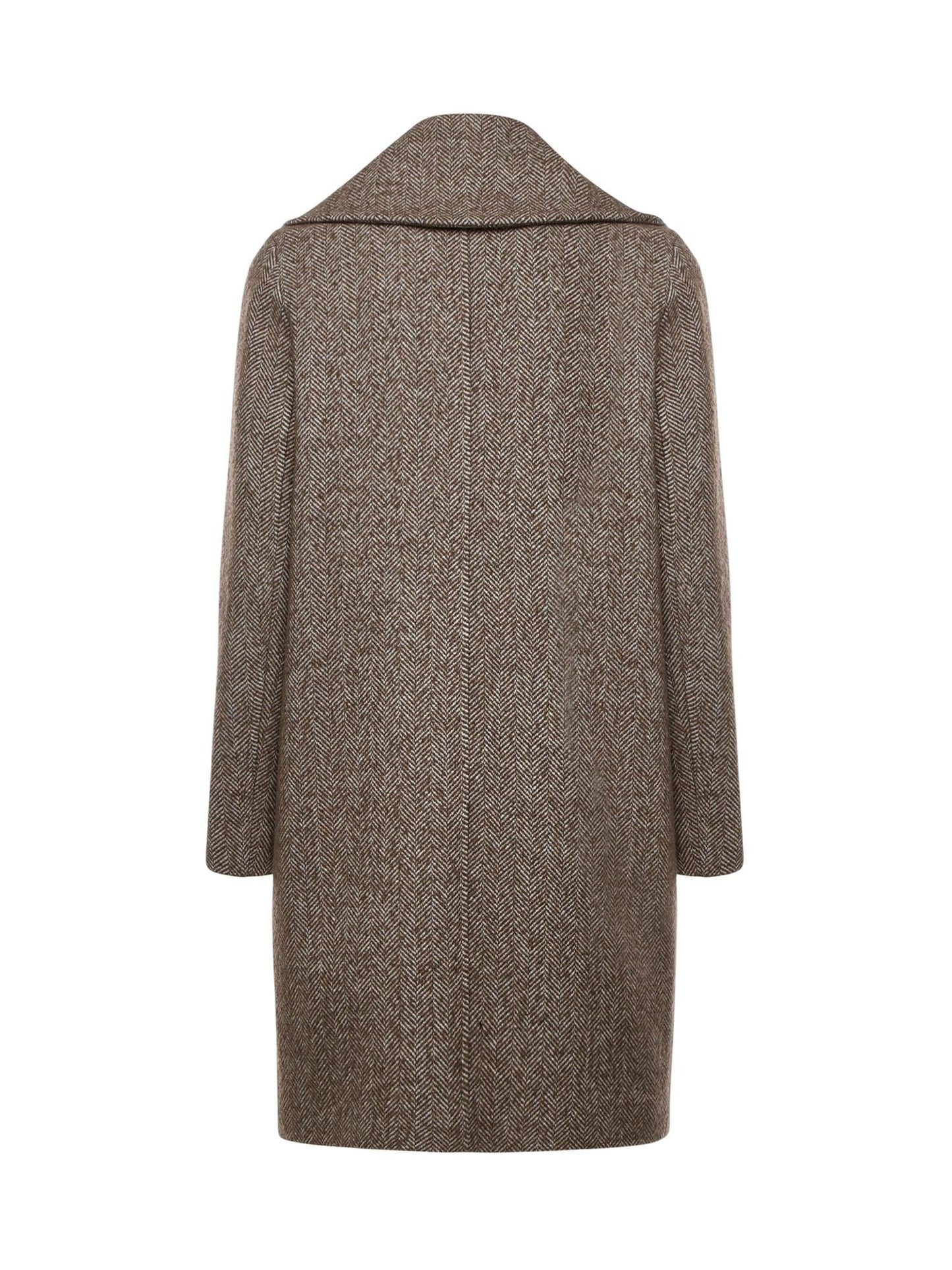 Cappotto Pesca in lana e cashmere