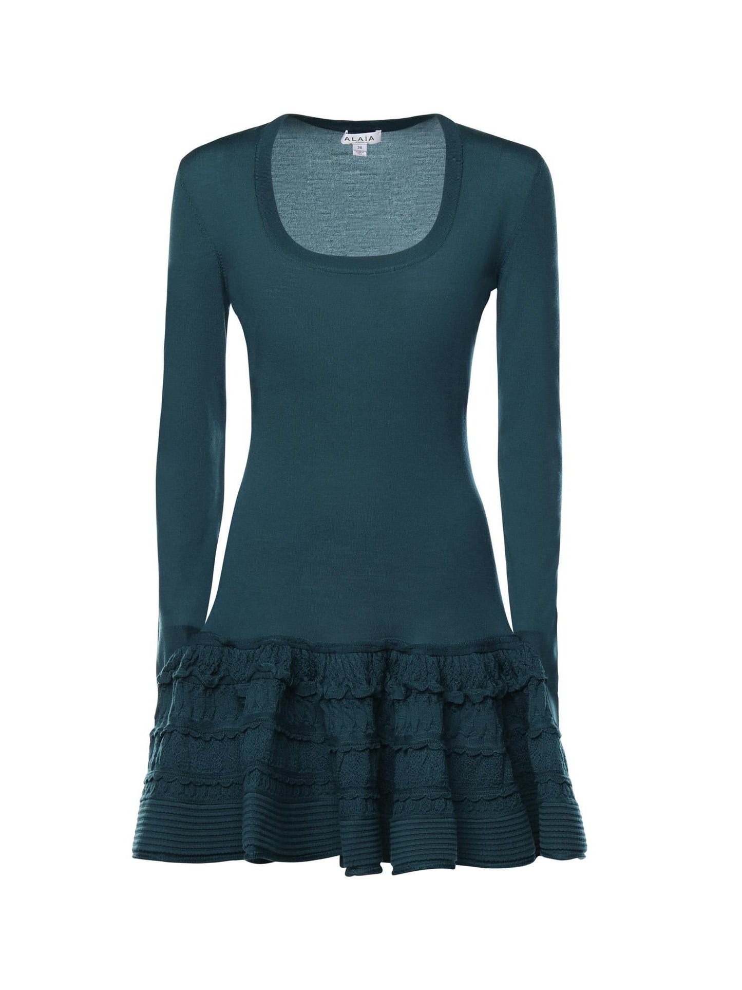 Abito Crinoline in lana con ruche