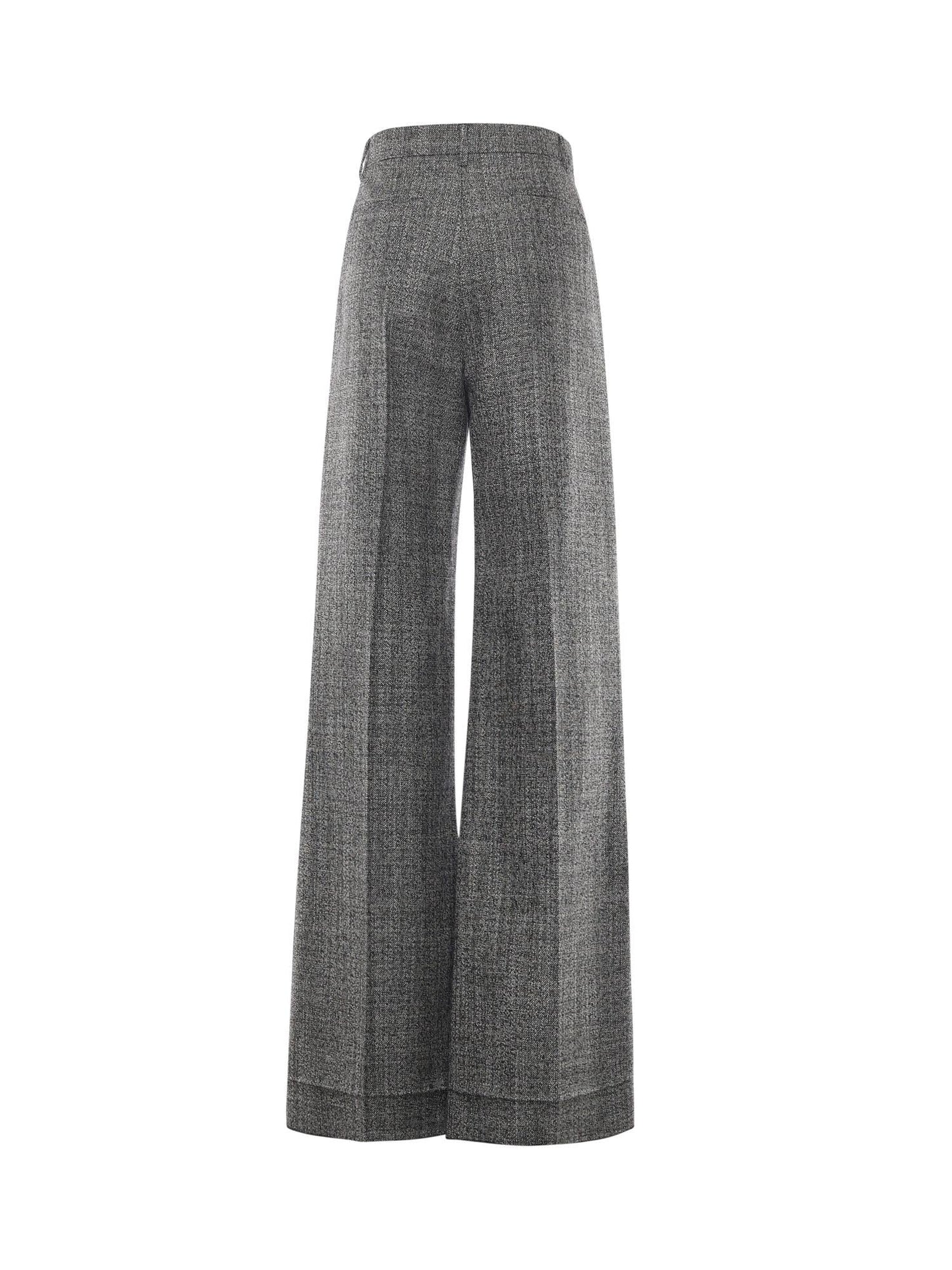 Pantaloni in wool mouline'