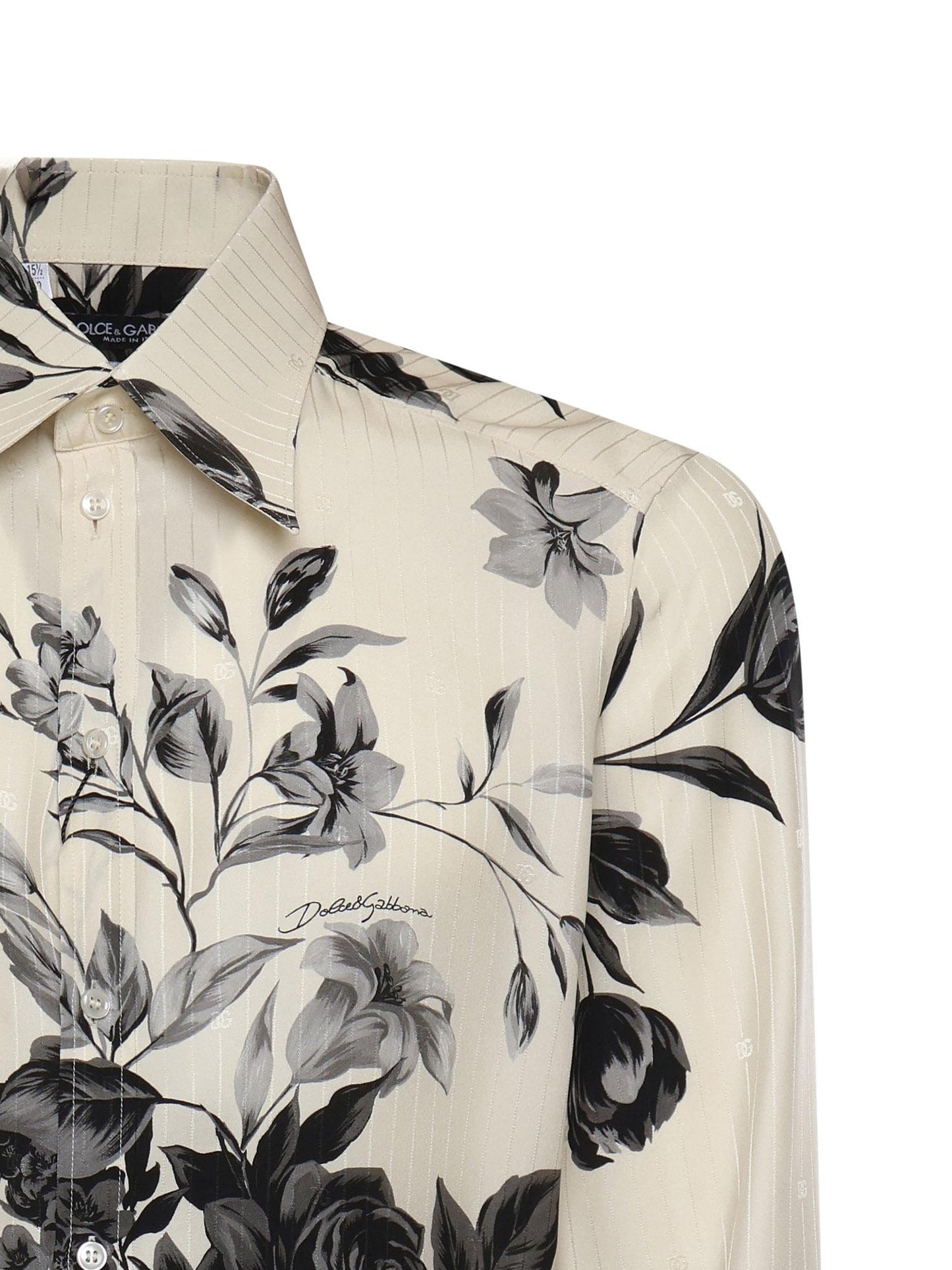 Camicia con stampa Bouquet fiori