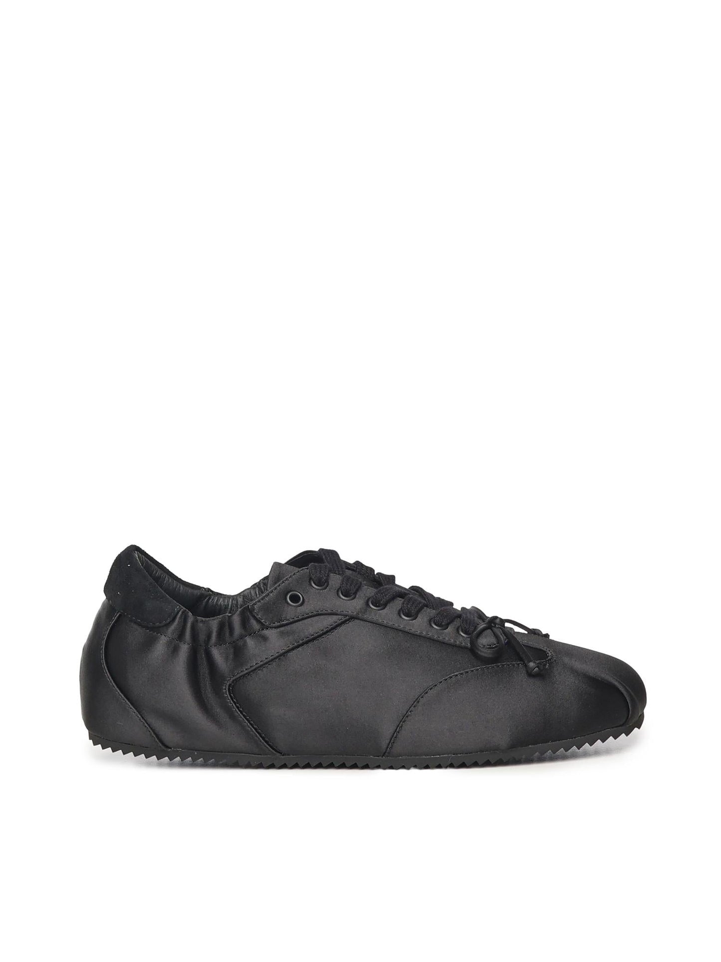 Sneakers in satin