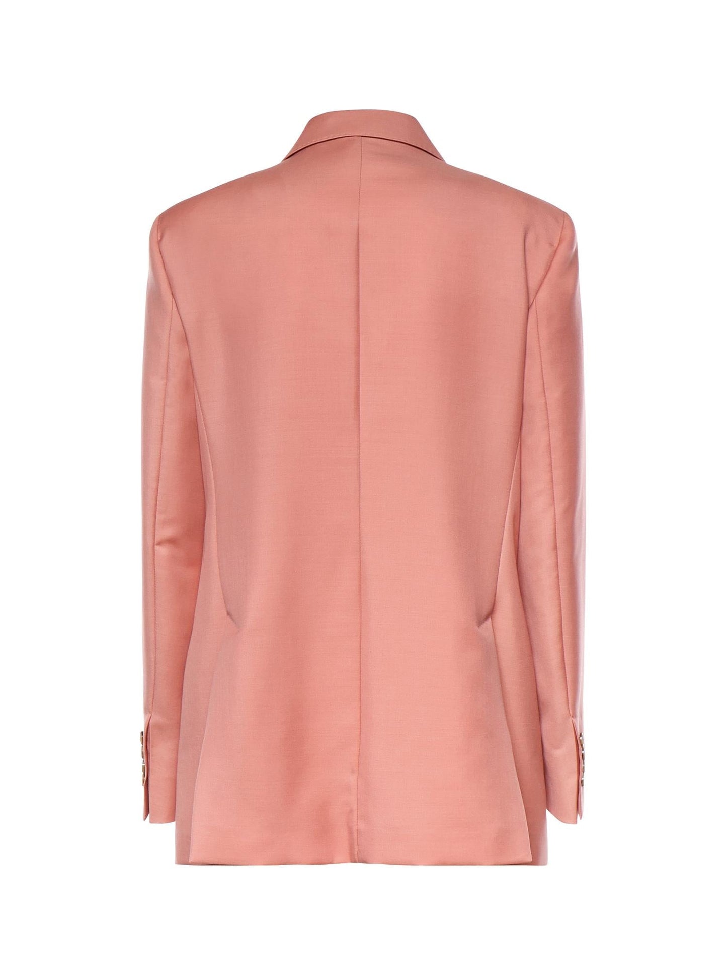Blazer doppiopetto in lana, mohair e seta