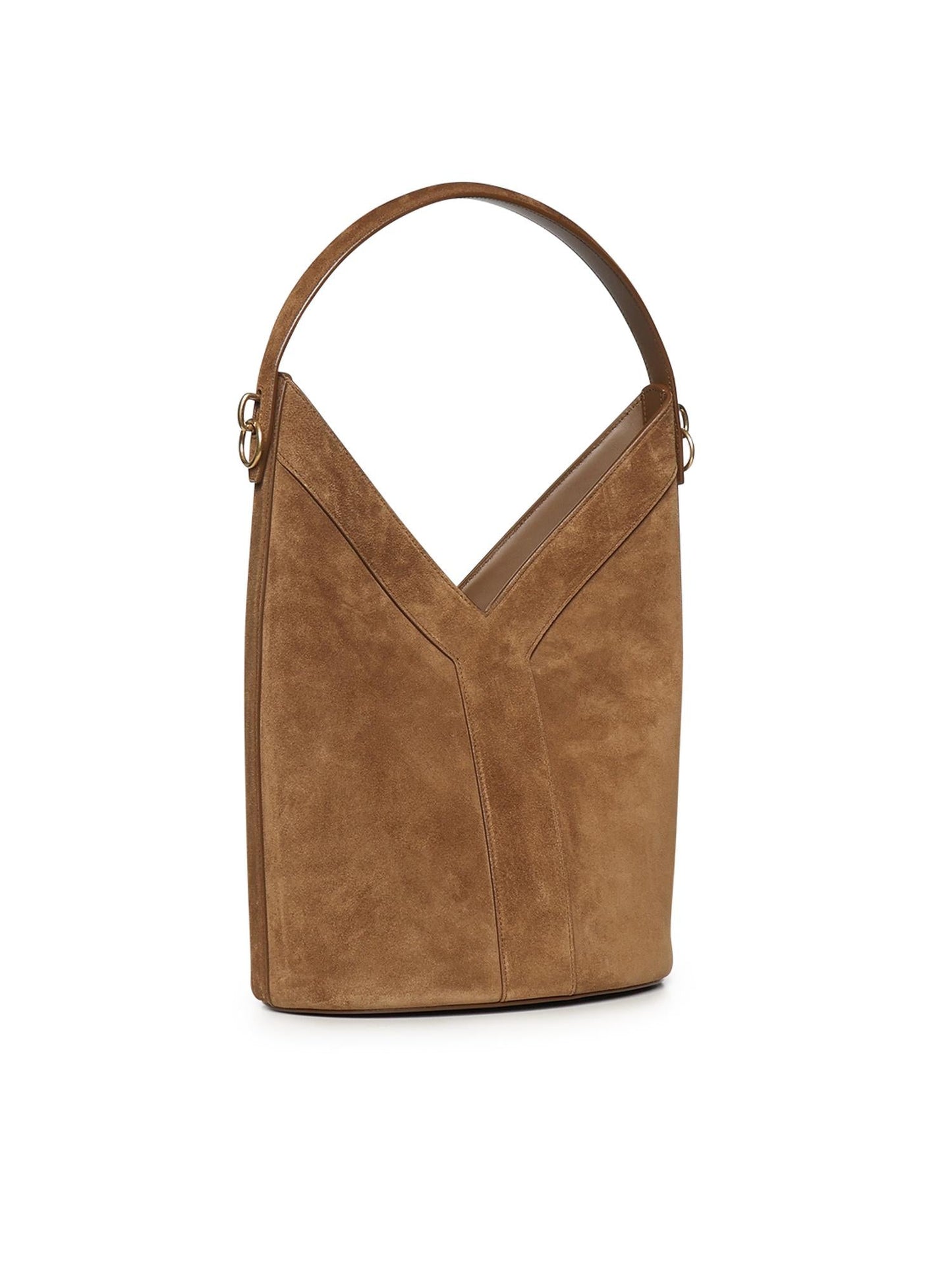 Borsa a secchiello Y in suede