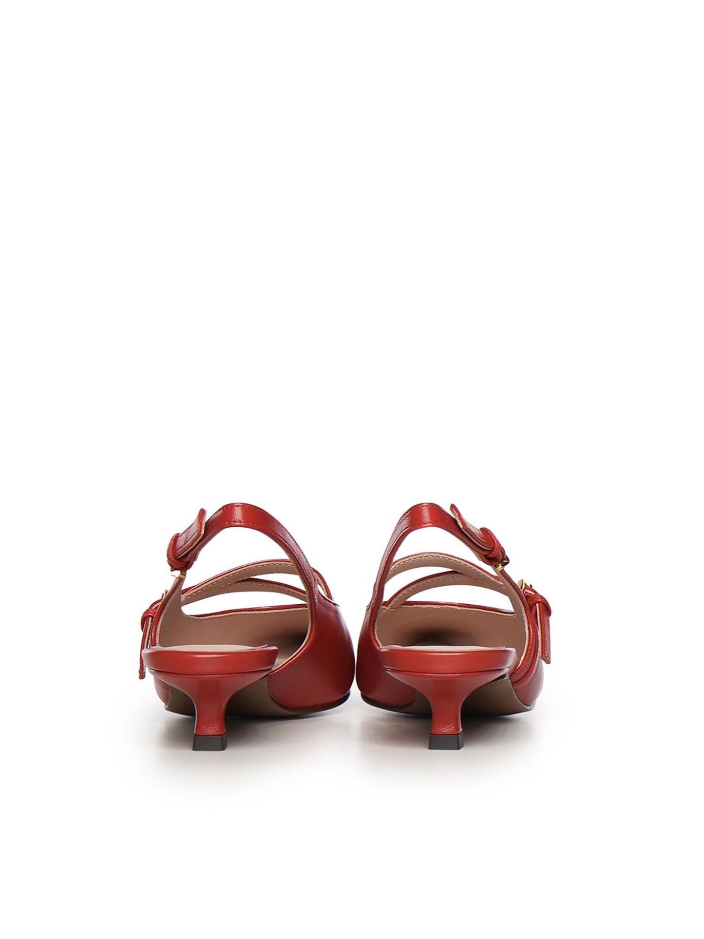 Slingback Ginko in pelle