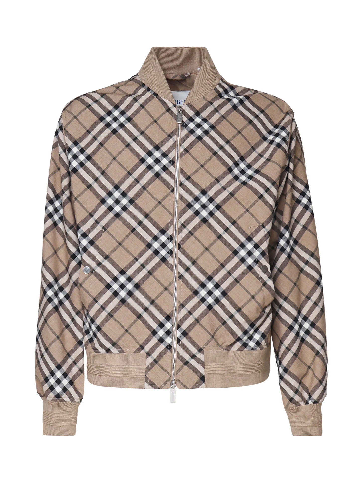 Giacca Vintage check in misto lana vergine