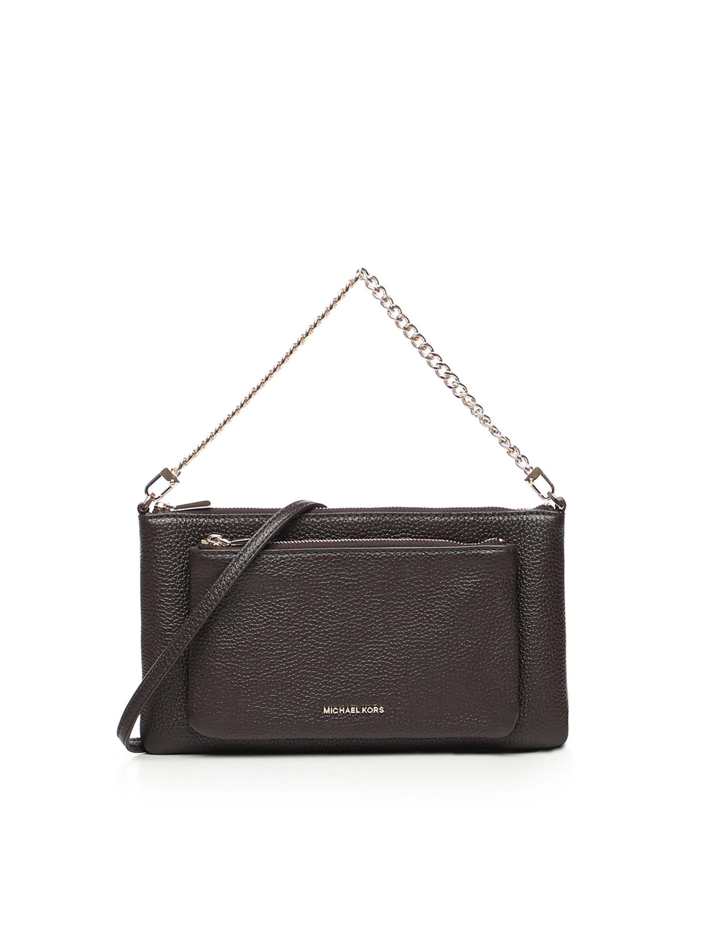 Borsa a tracolla Jet Set media in pelle