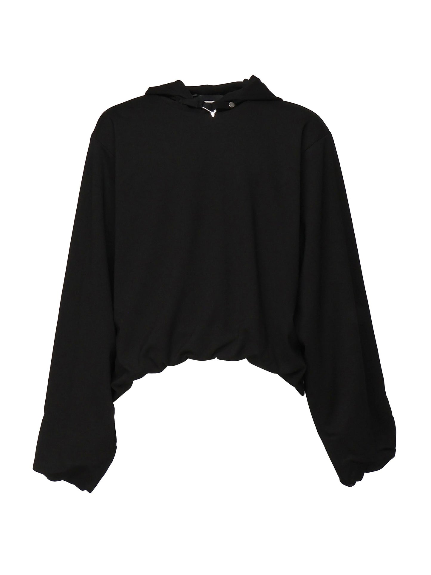 Felpa in cotone con cappuccio