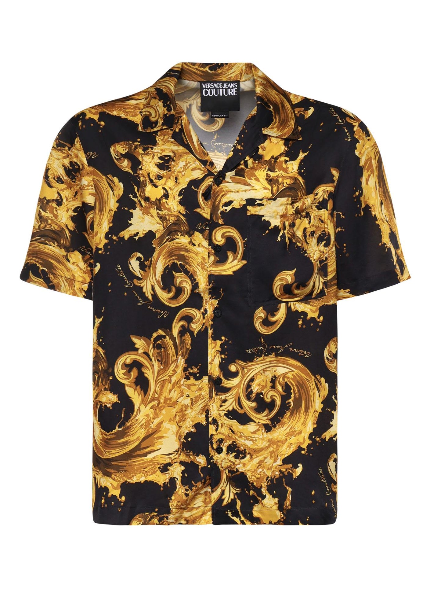 Camicia in twill di viscosa con stampa