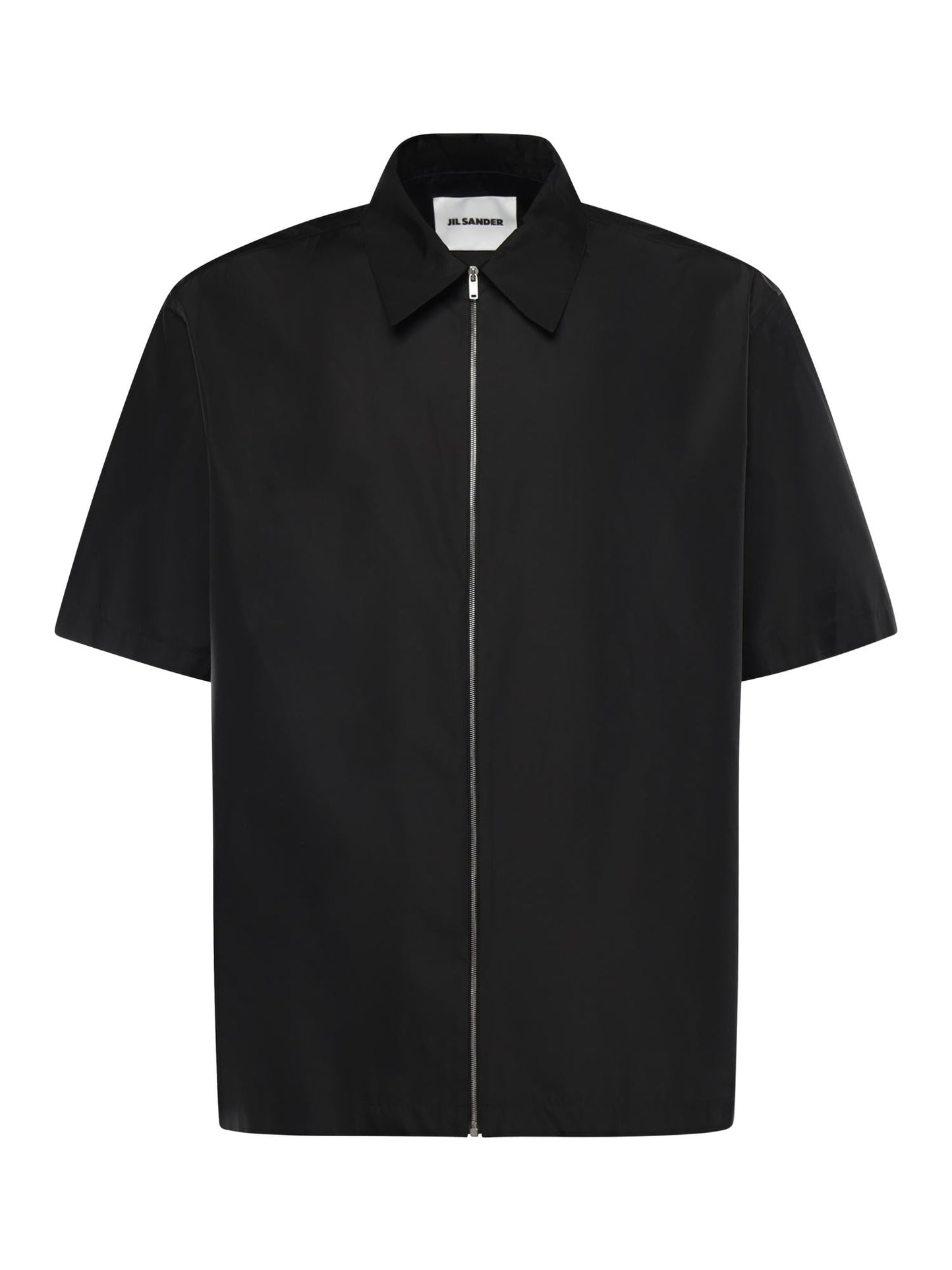 Camicia a maniche corte con zip