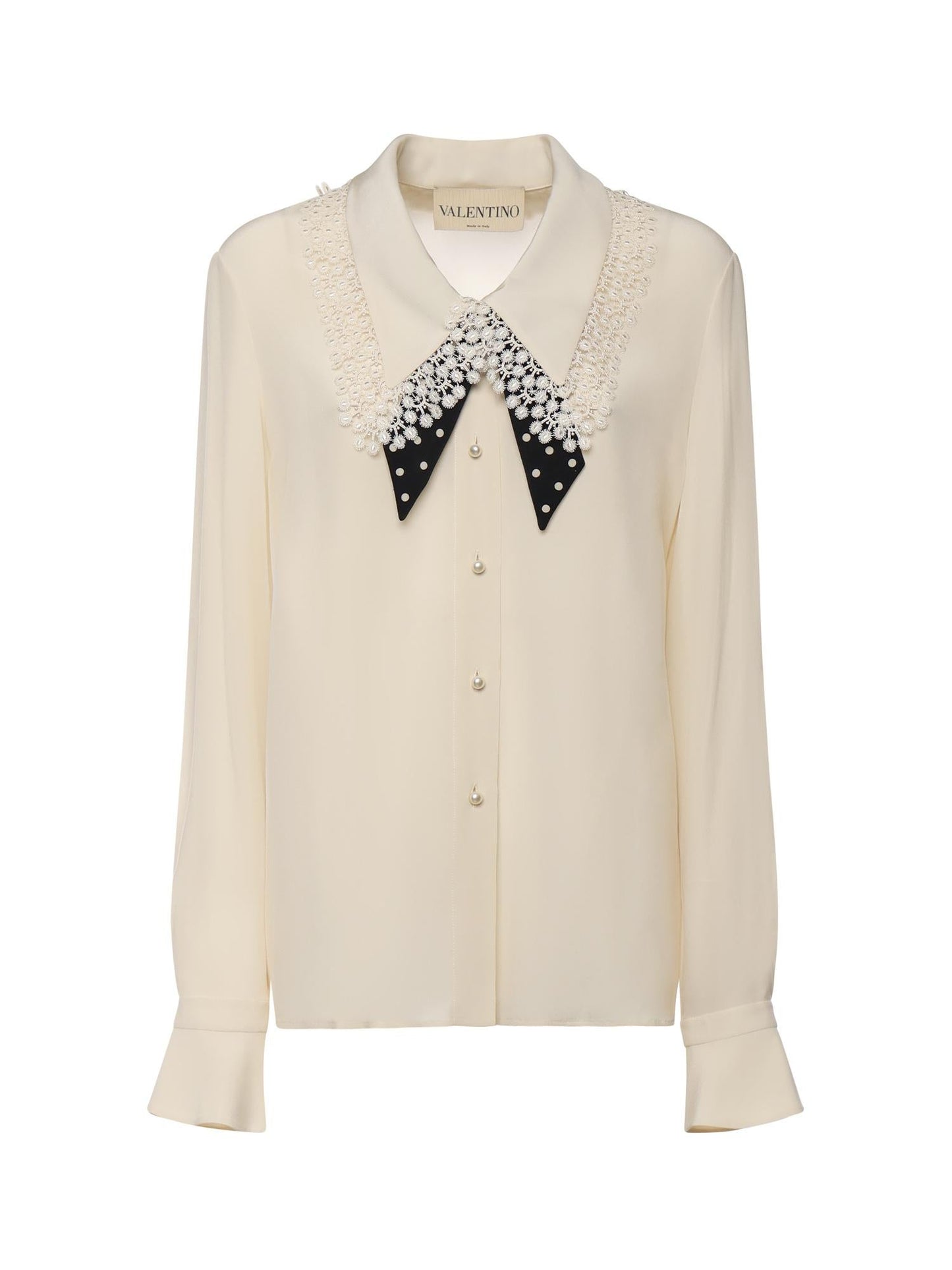 Camicia in crepe de chine
