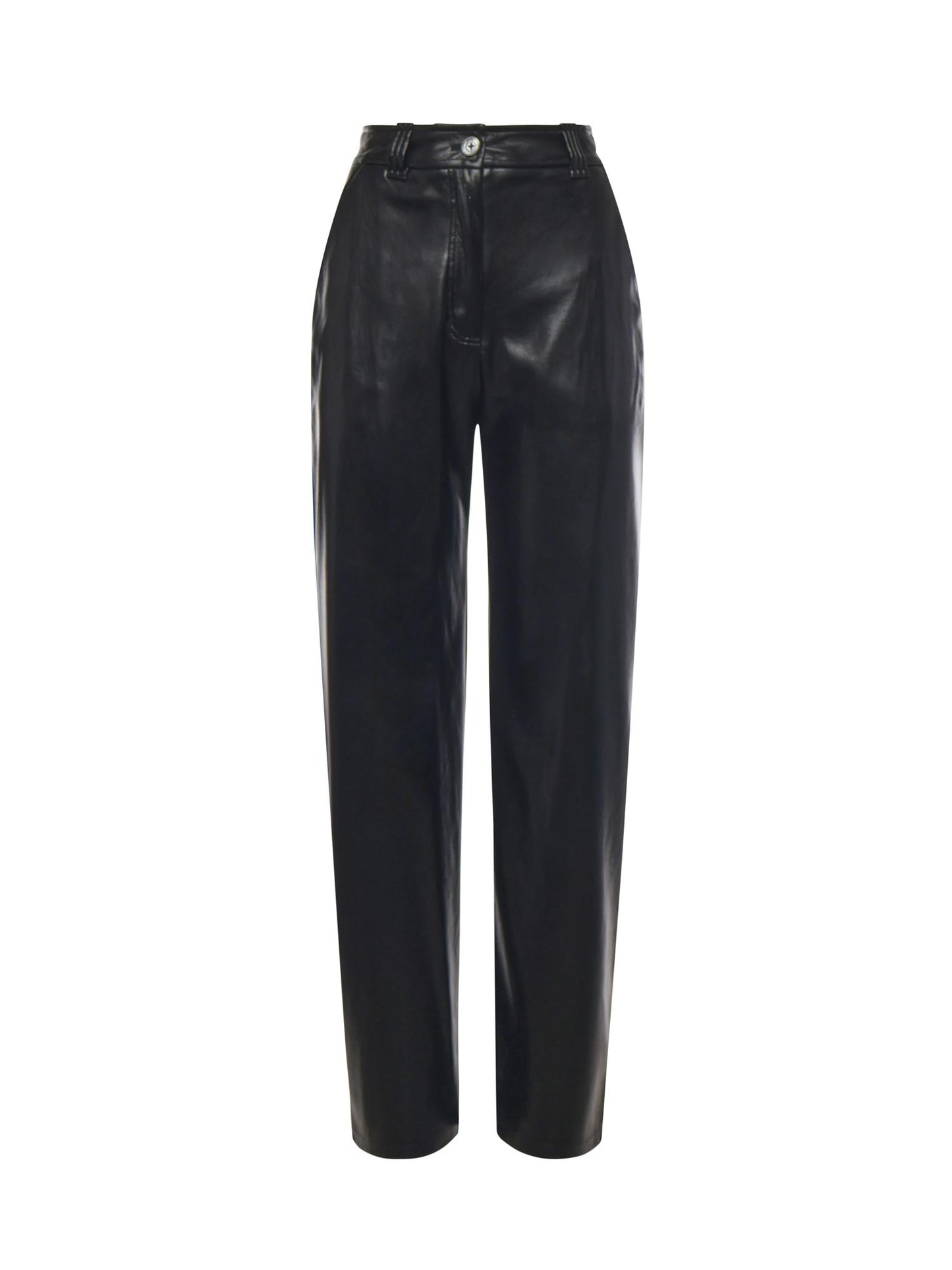 Pantaloni balloon effetto pelle soft touch