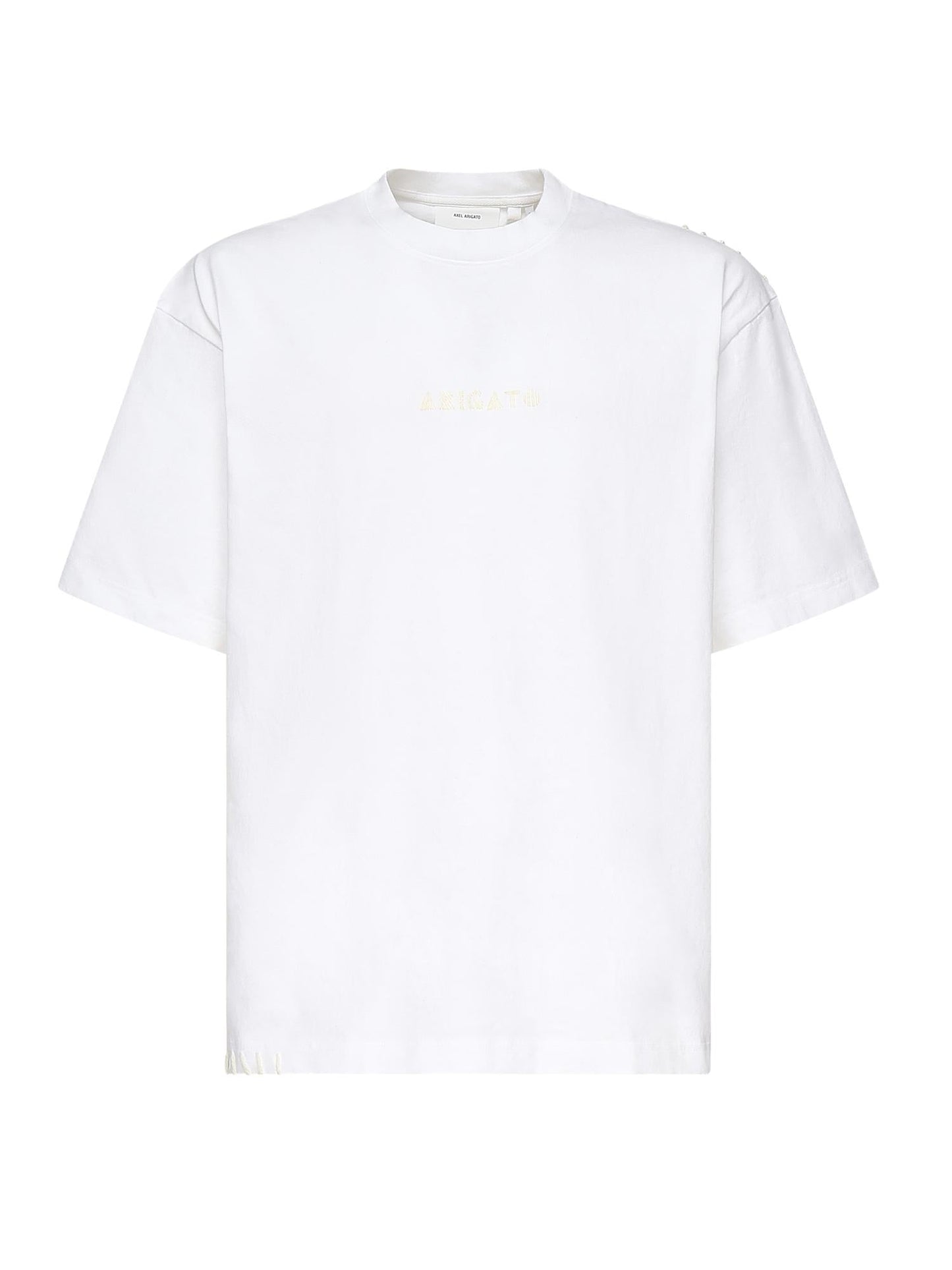 T-shirt con ricamo logo