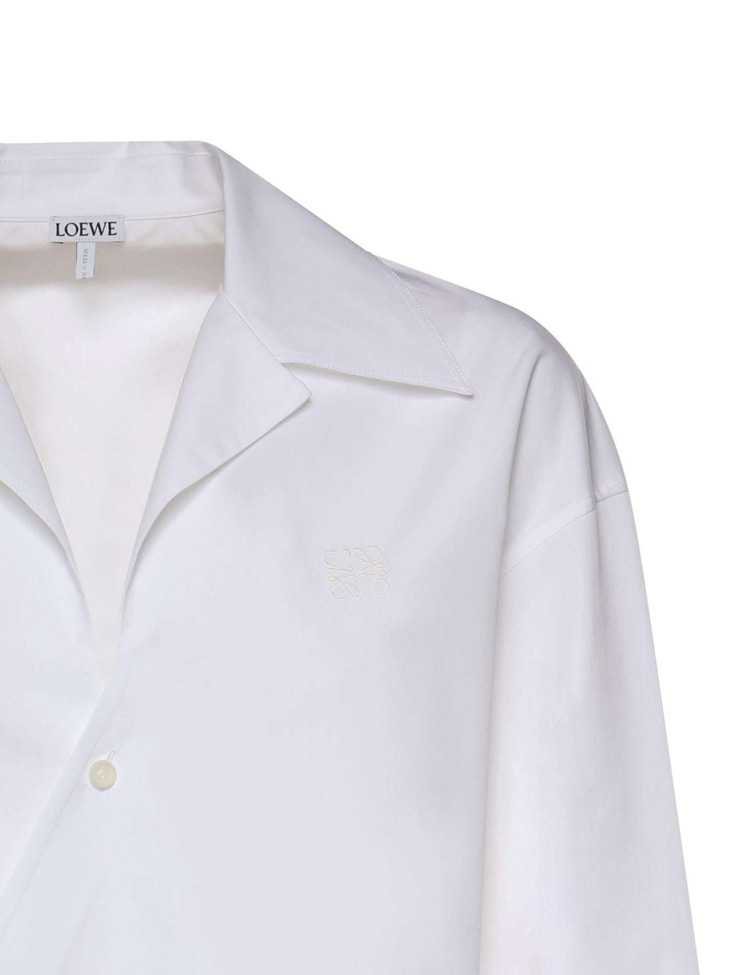 Camicia asimmetrica in cotone