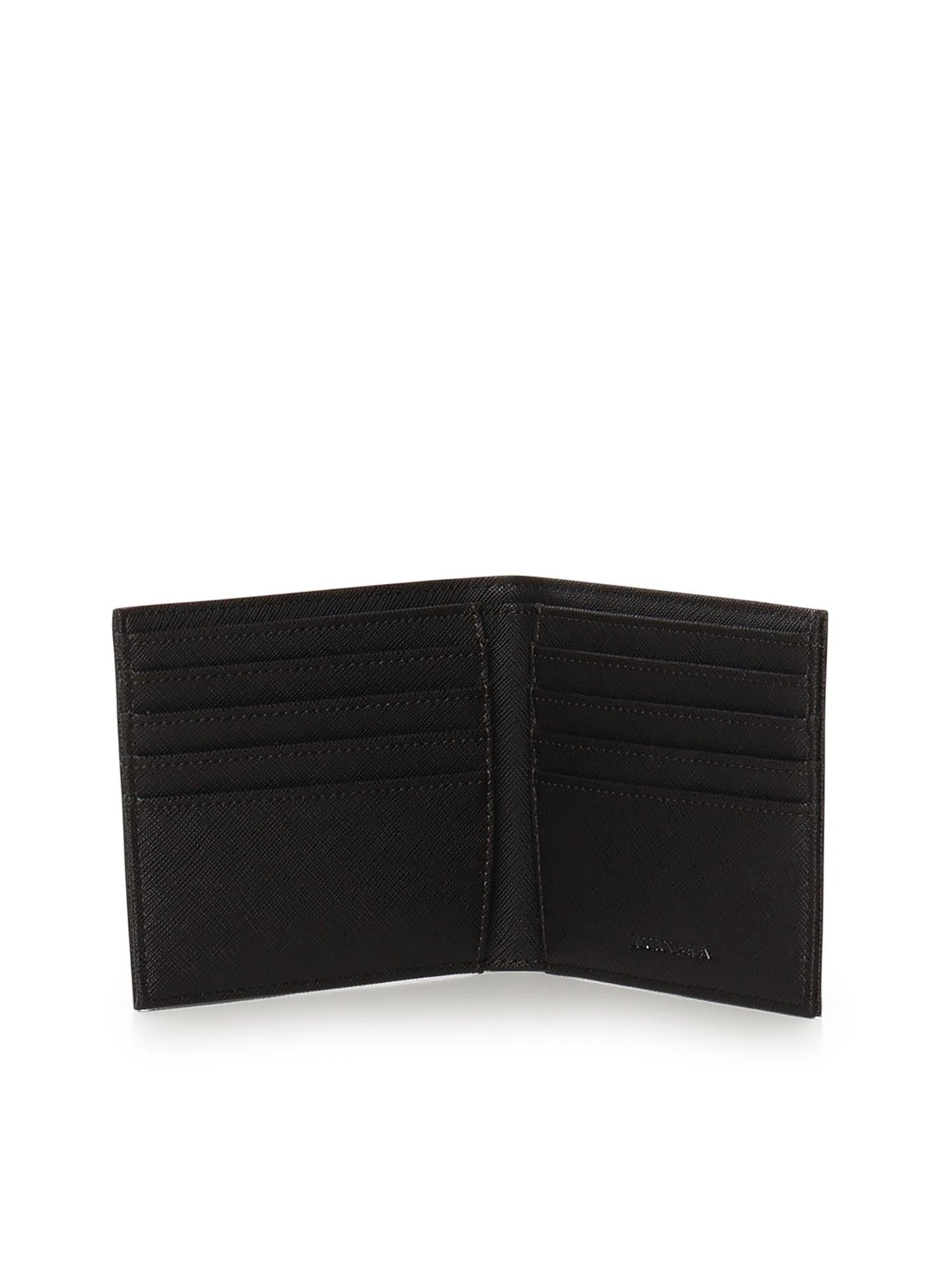 Portafoglio bifold in saffiano