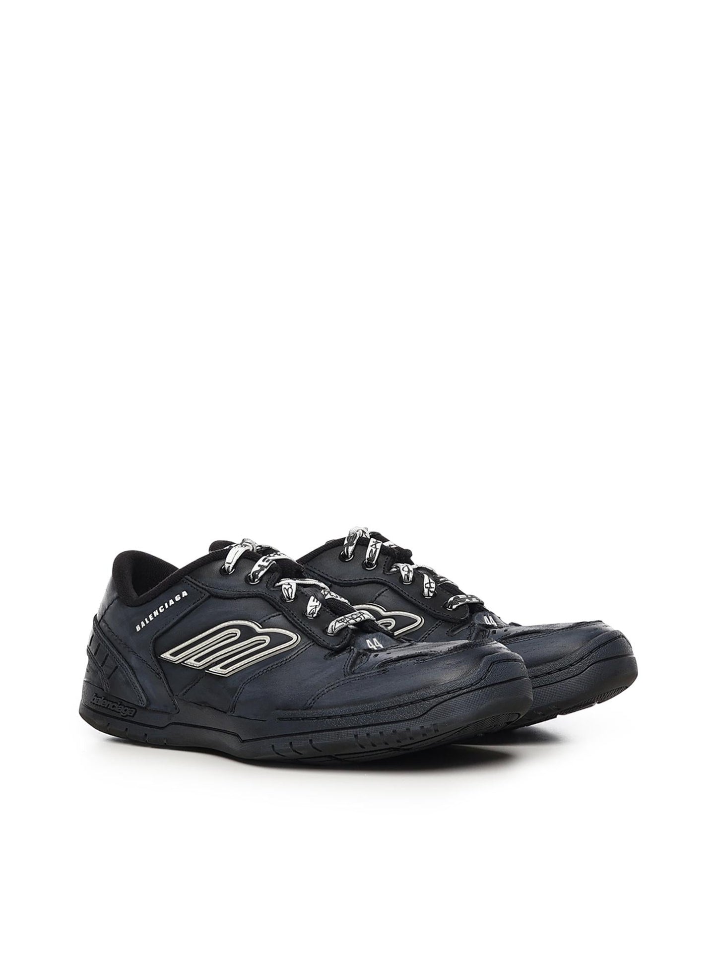 Sneaker Hamptons Worn-Out in pelle