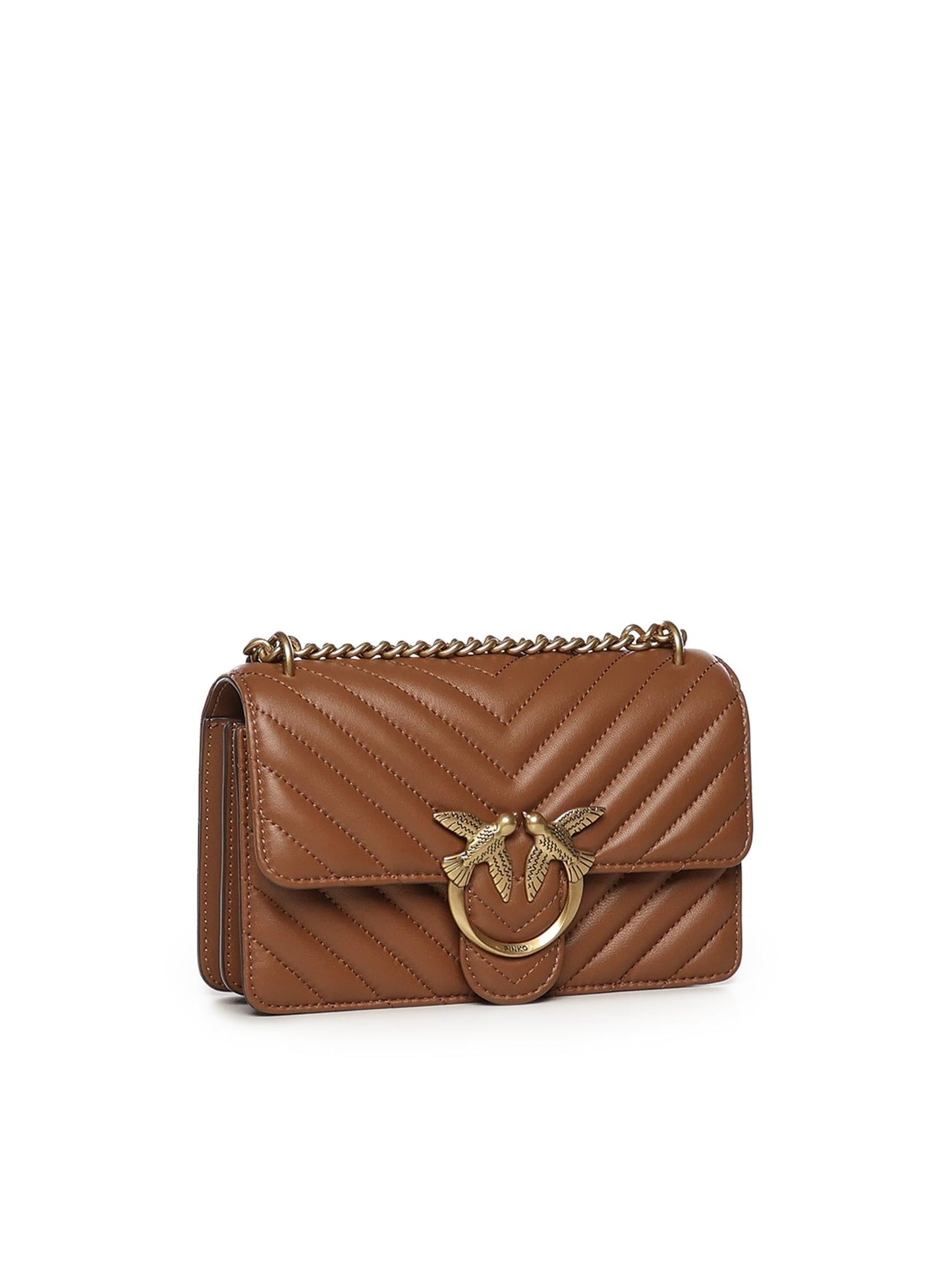 Borsa piccola a tracolla Love Bag One Chevron in pelle