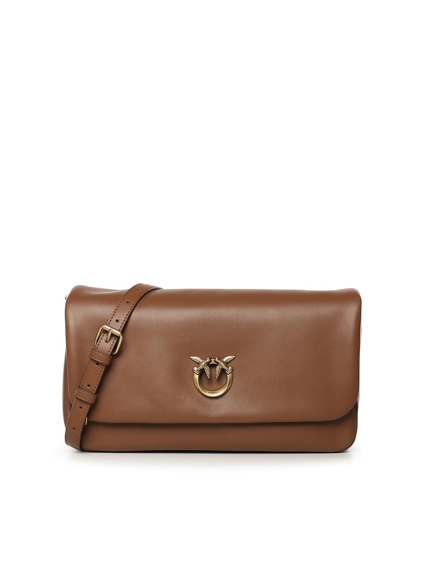 Borsa a tracolla Love Bag Click Soft Horizontal Handle in pelle