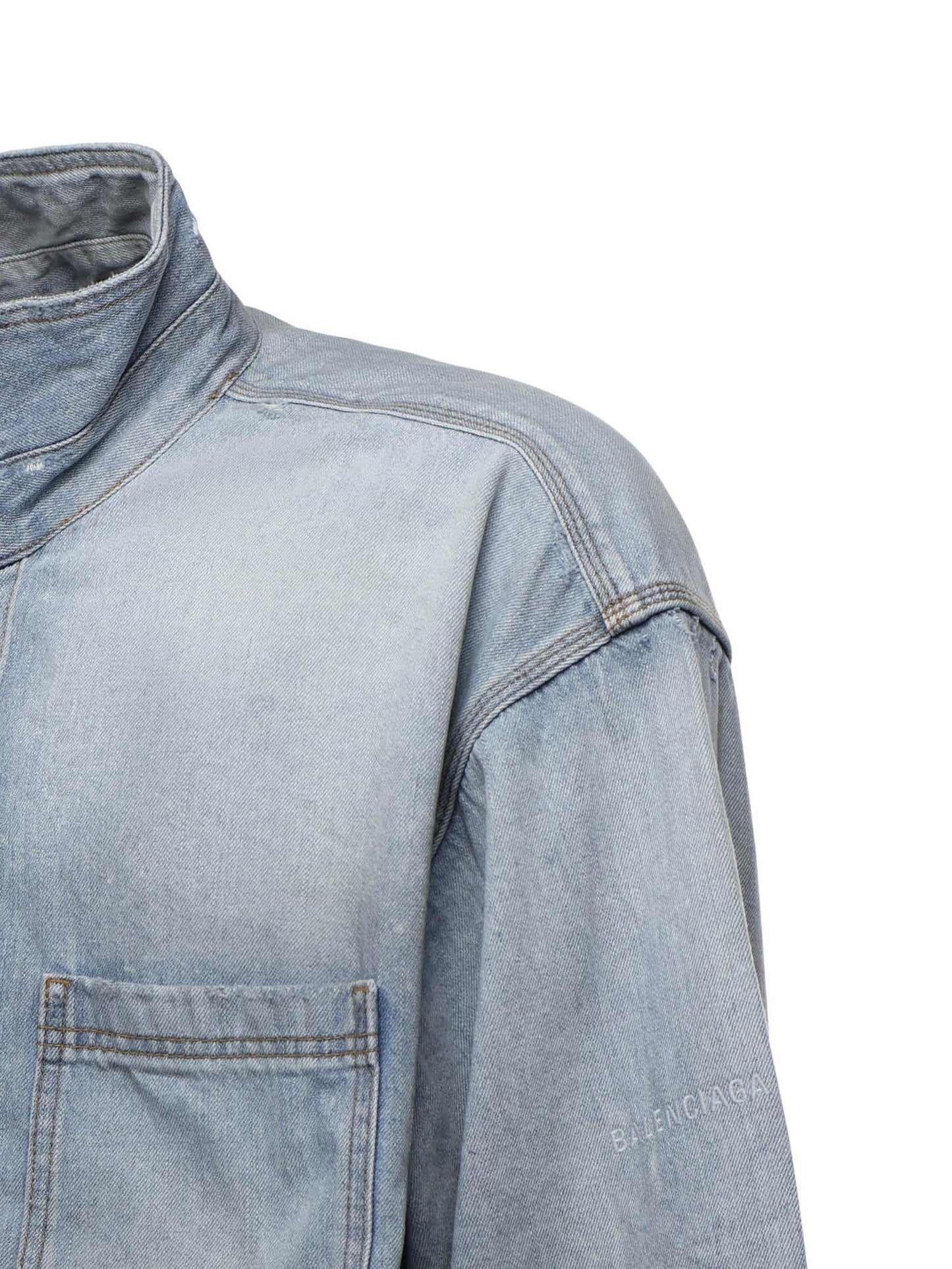 Camicia in denim di cotone