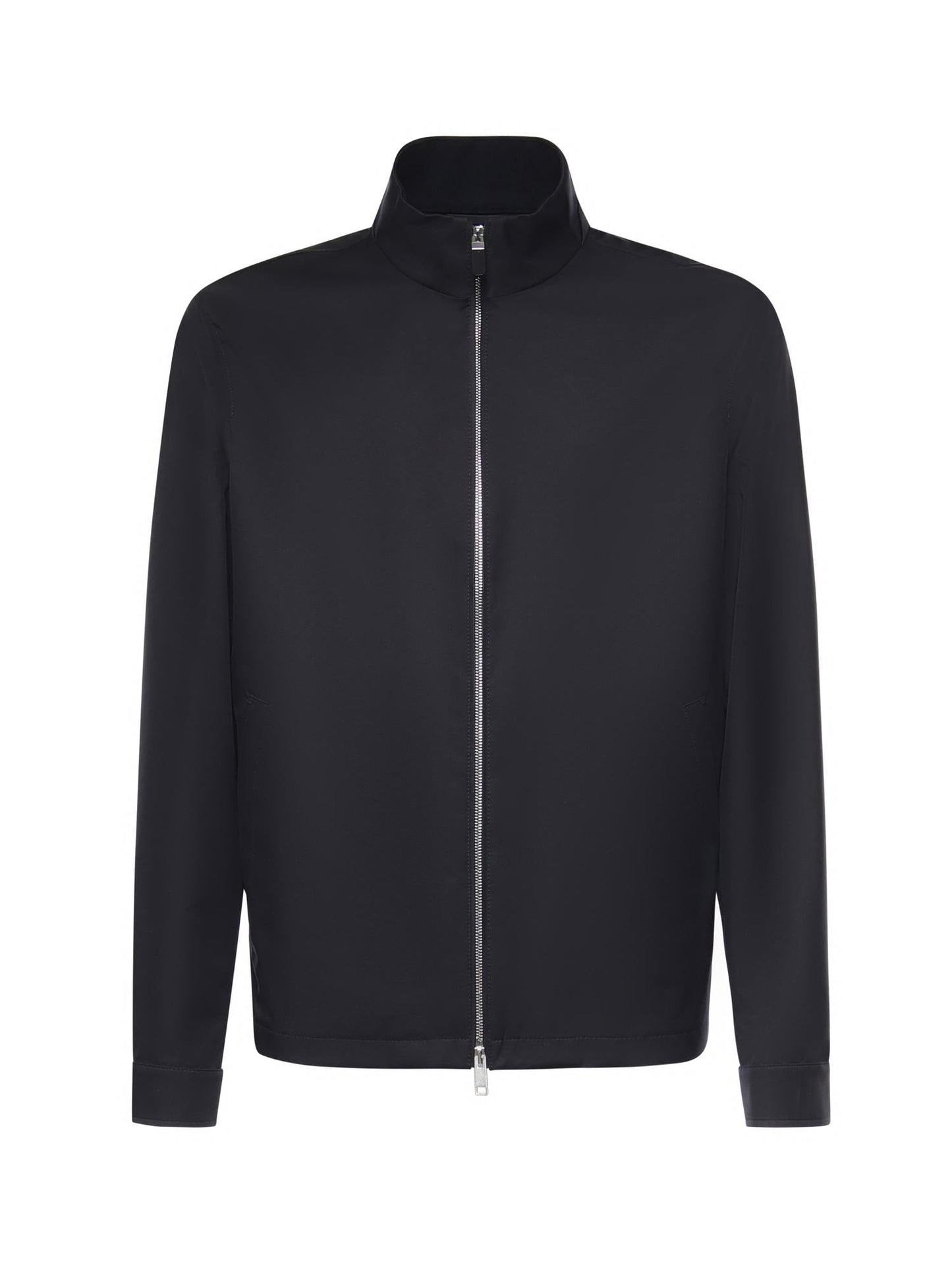 Giacca con zip in microfibra