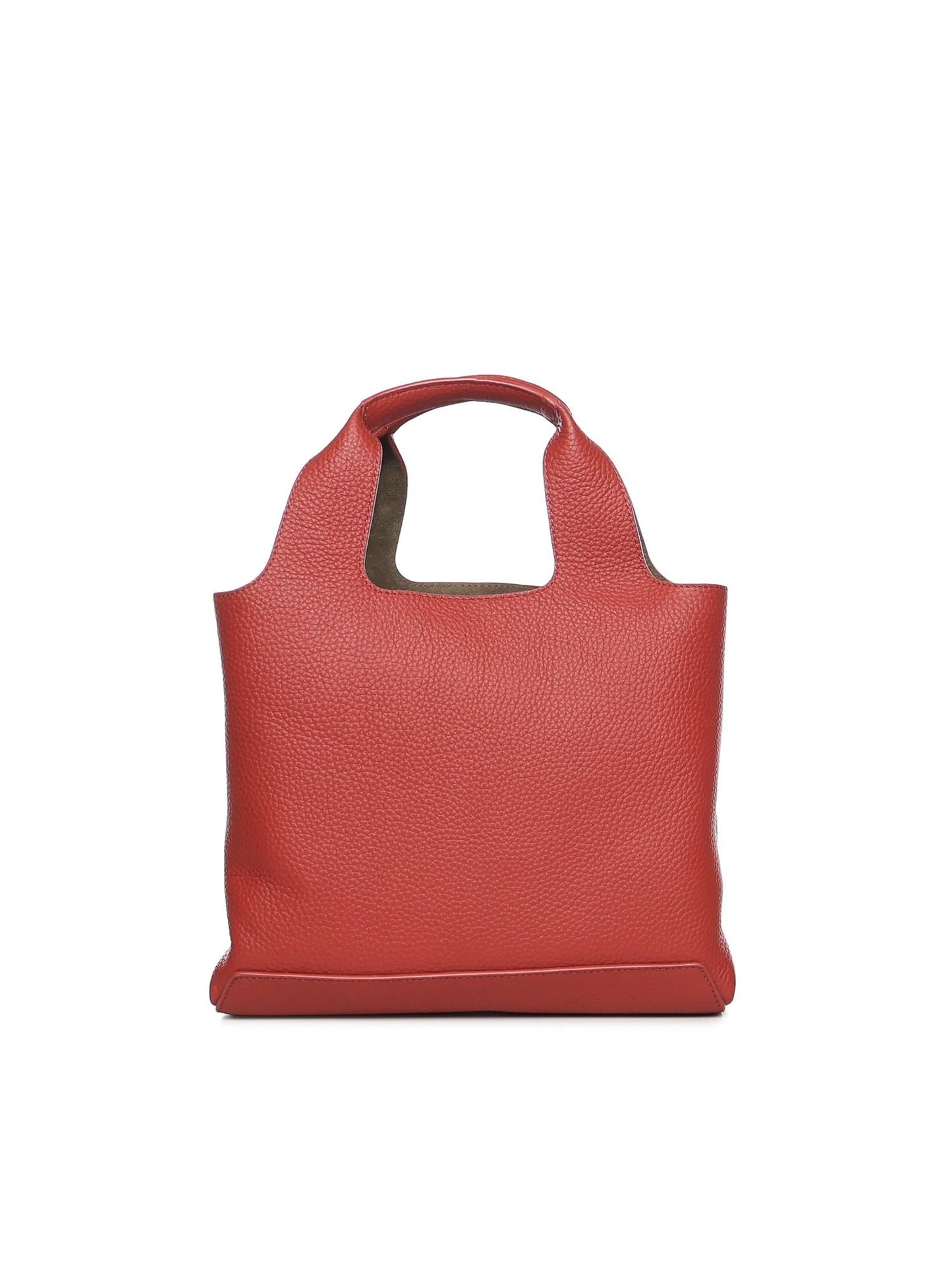 Borsa shopping piccola in pelle