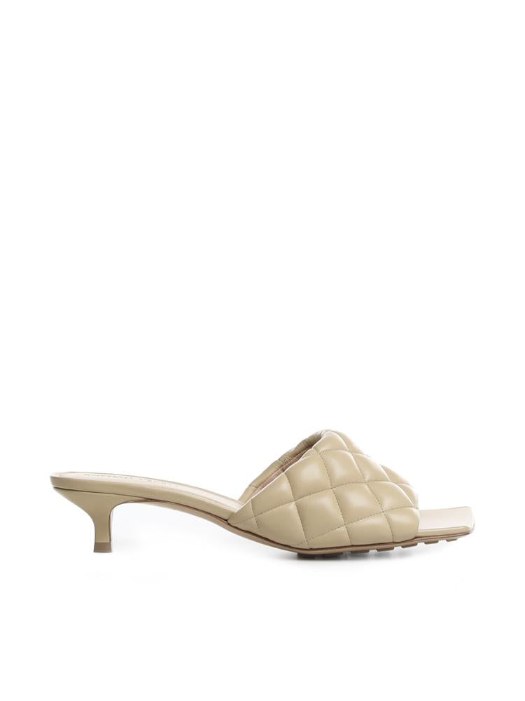 Mules in pelle trapuntata