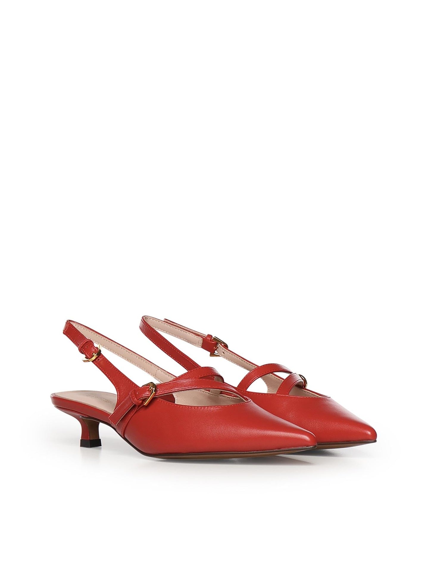 Slingback Ginko in pelle