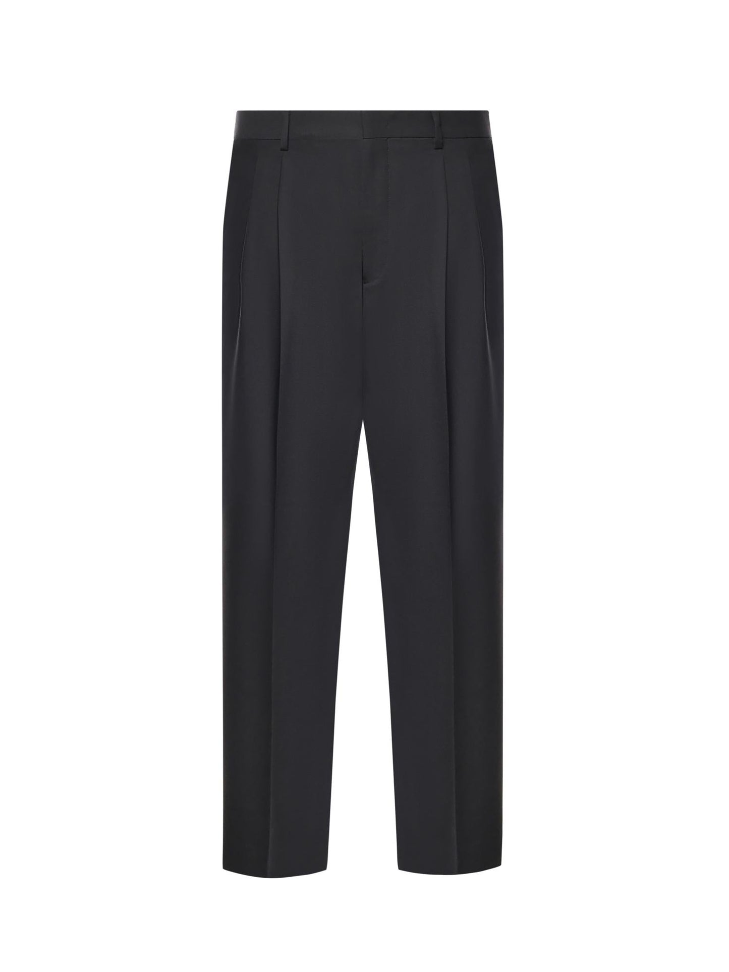 Pantaloni Mat in misto lana