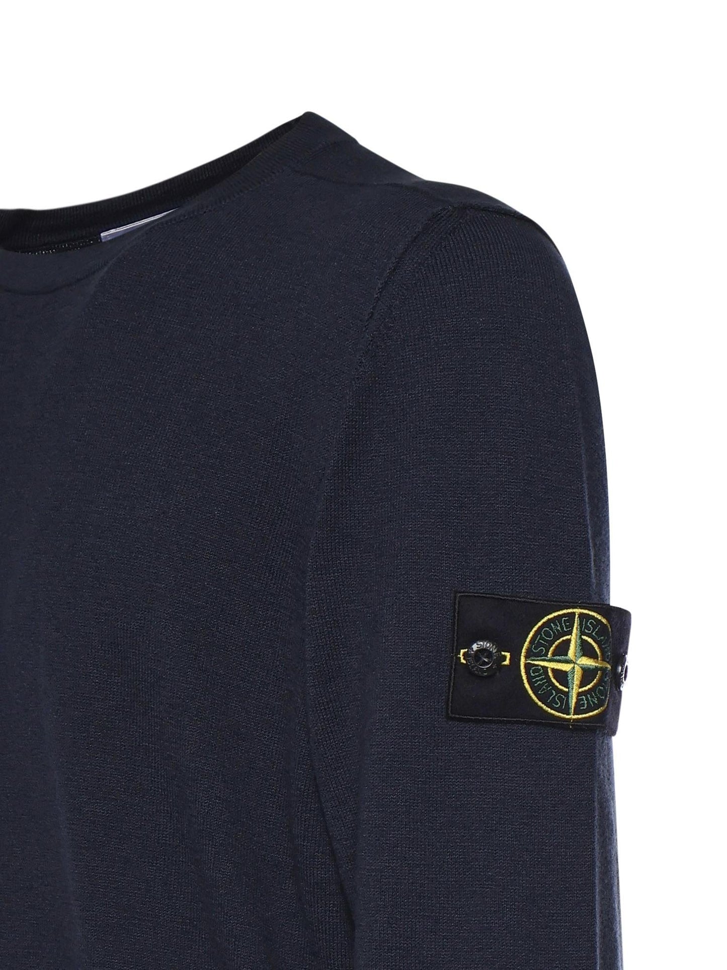 Maglione in cotone e nylon con logo