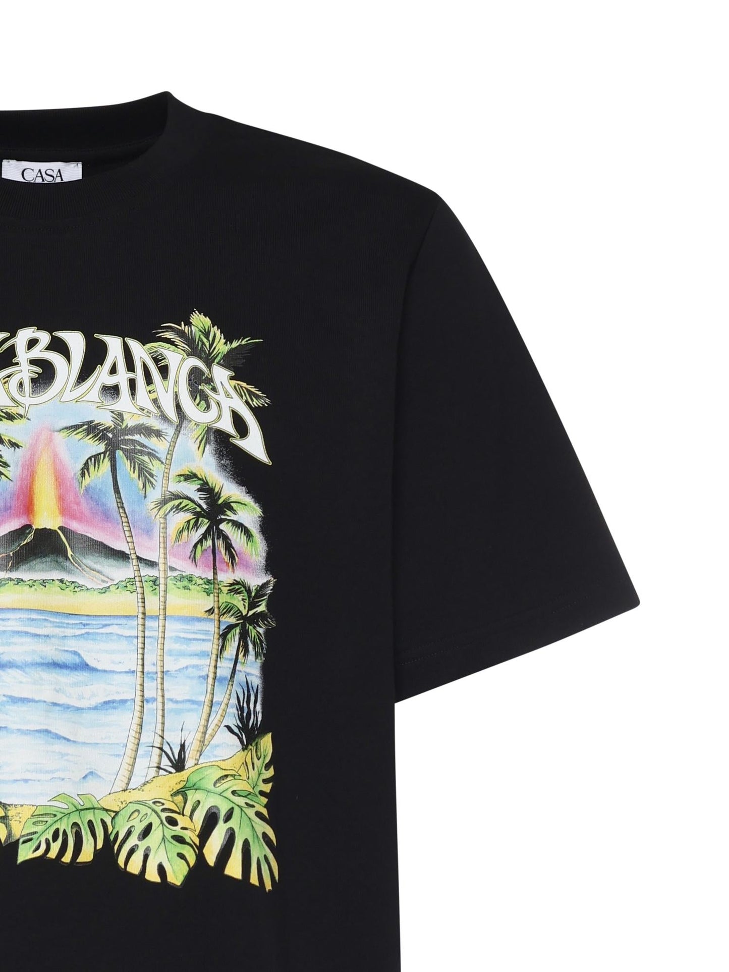 T-shirt con stampa in cotone