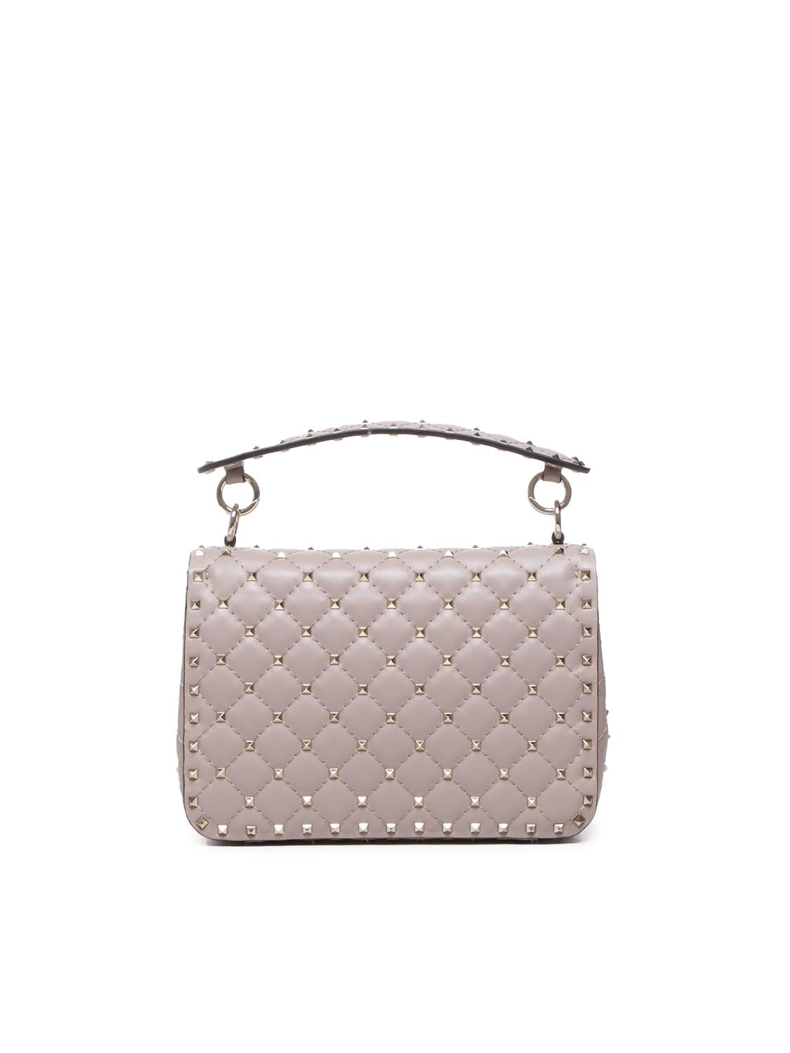 Borsa media con catena Rockstud Spike