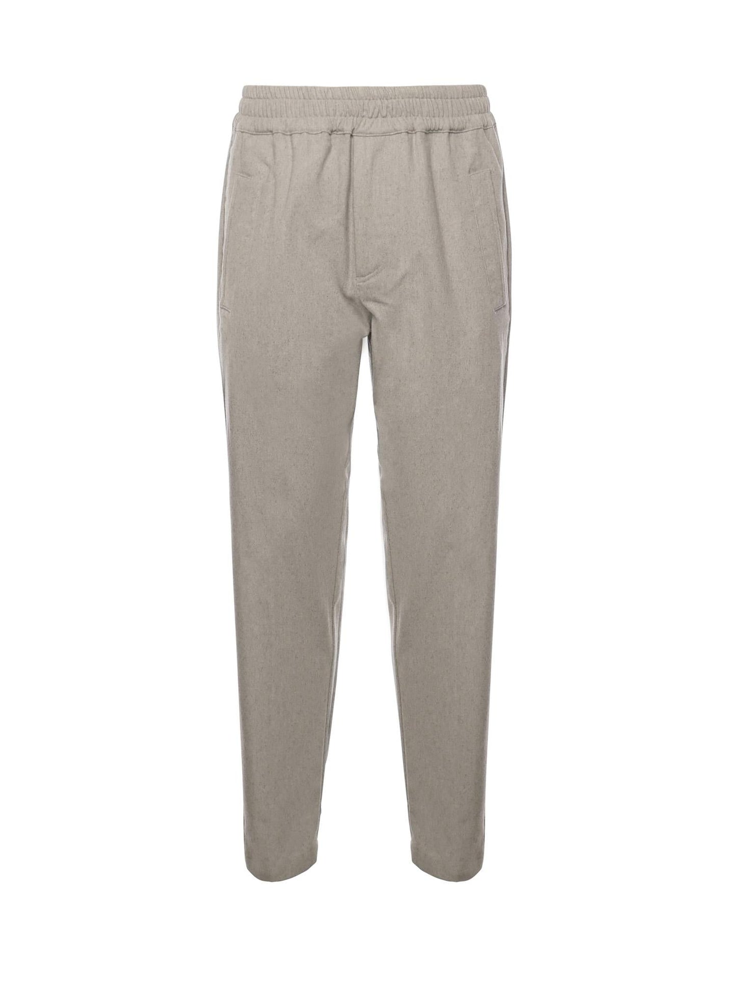 Joggers in lana e cashmere