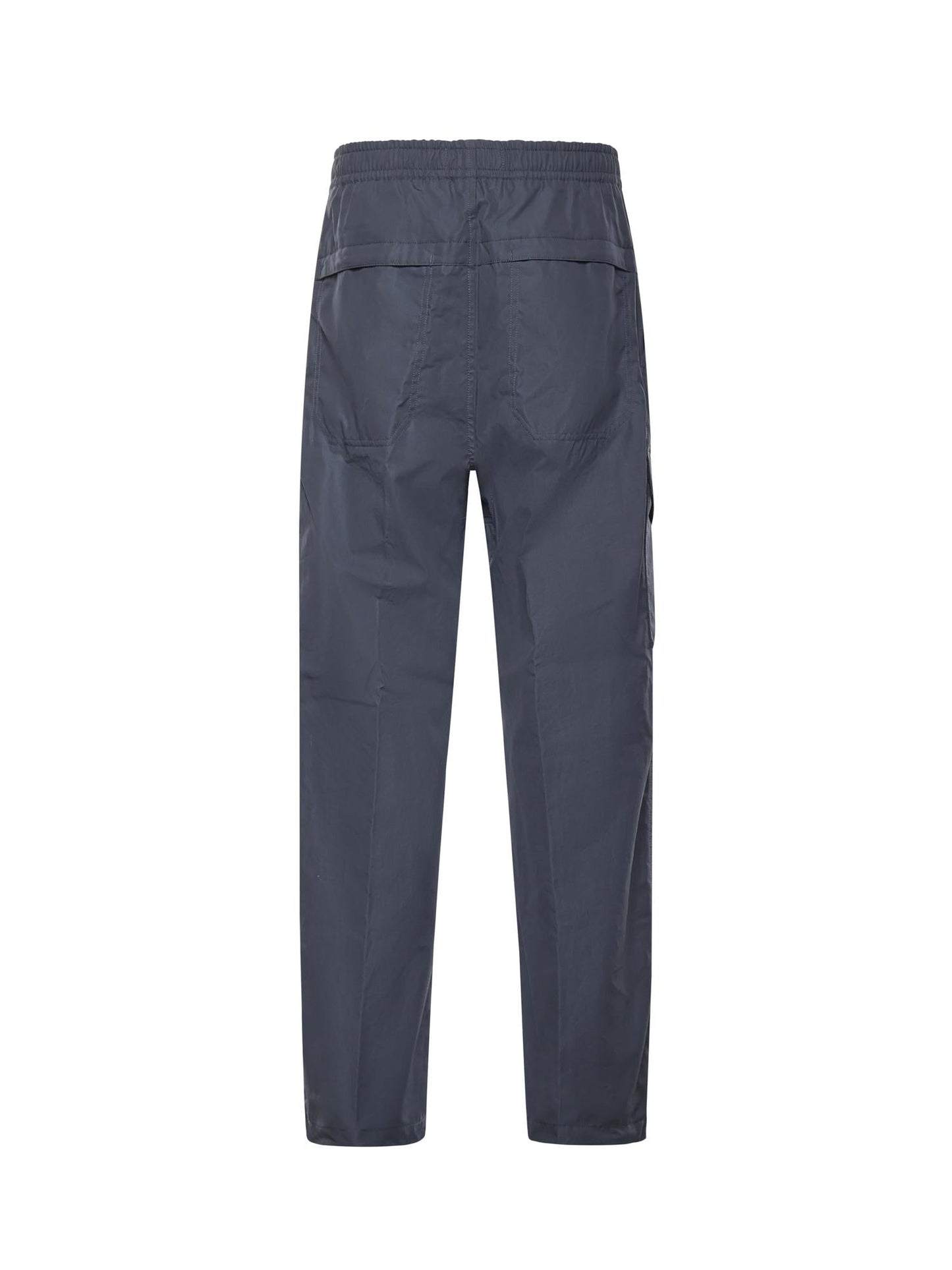 Pantalone cargo in tela di cotone con logo