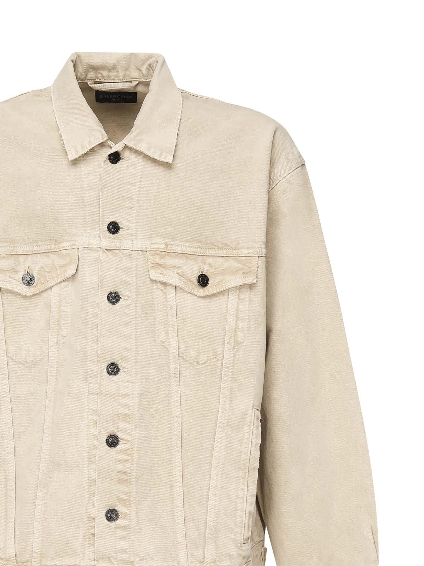 Giacca in denim con logo