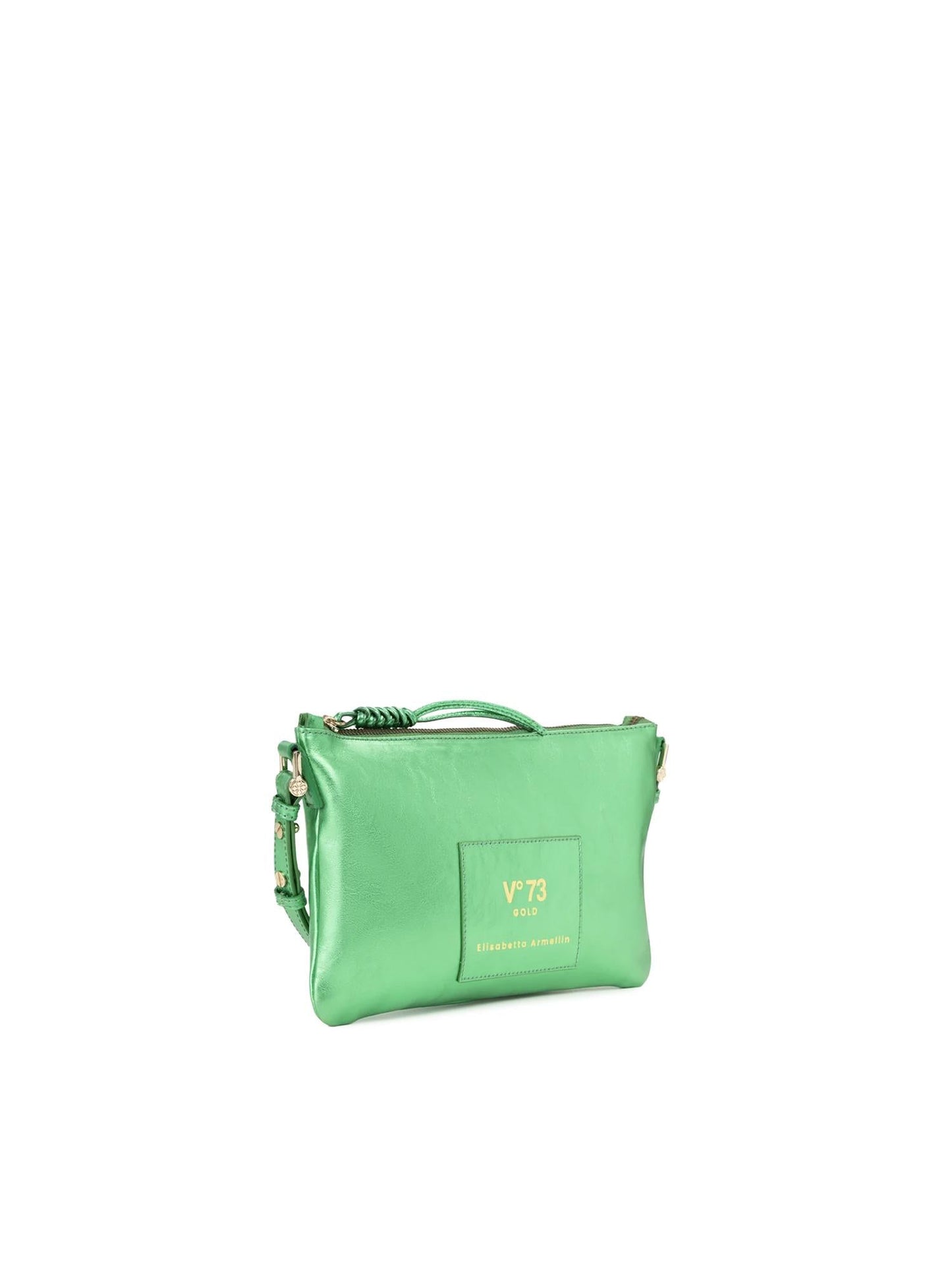 Borsa a tracolla in pelle con logo
